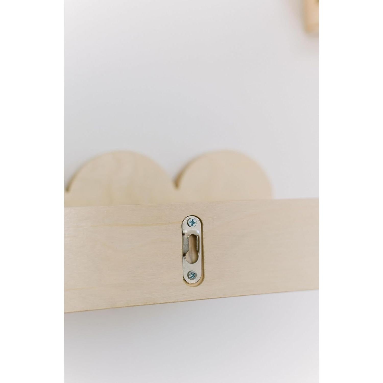 Estanterías Flotantes de Madera Fable Twig - Juego de 2