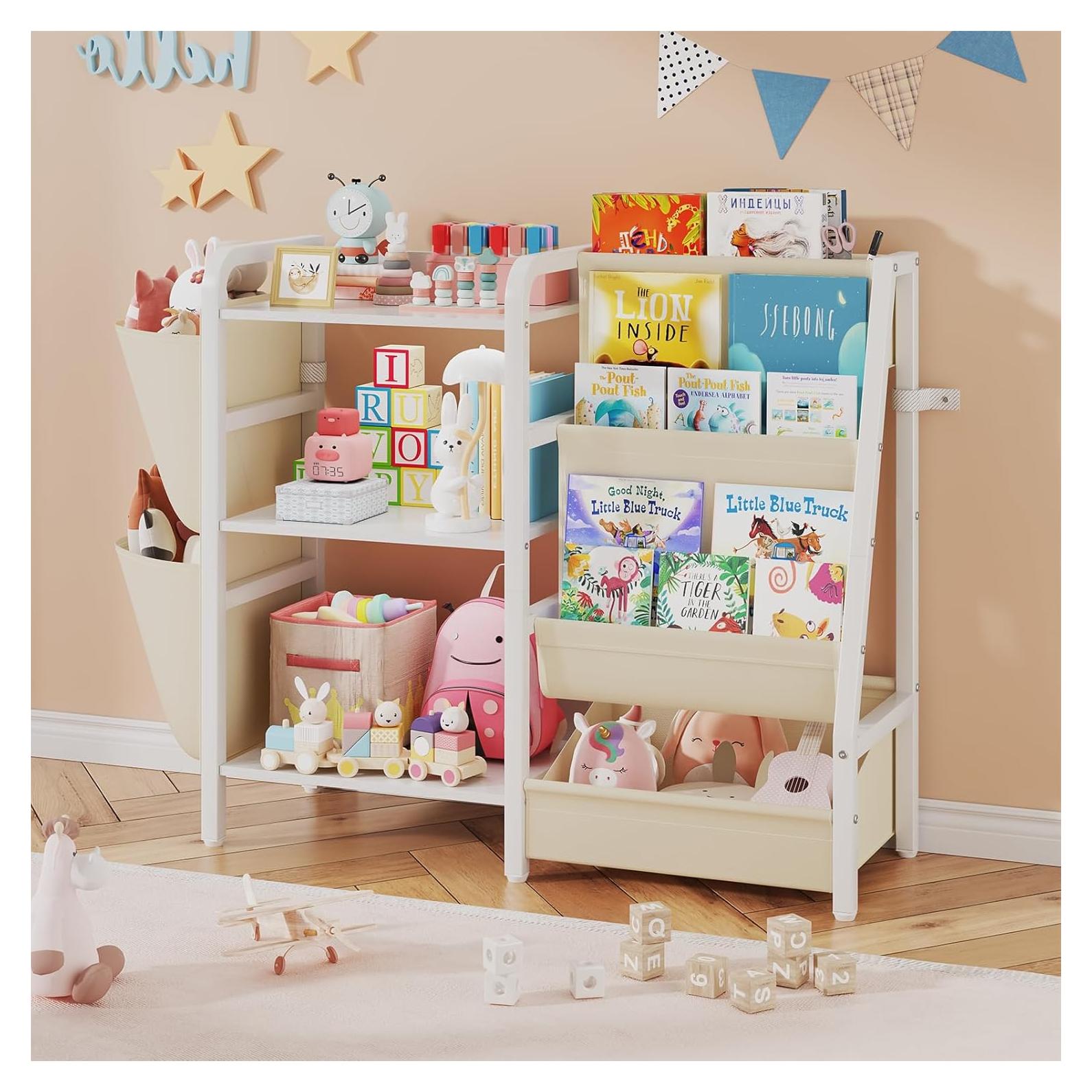 Estantería Infantil CYXPHION B3 3 Niveles Almacenamiento Juguetes