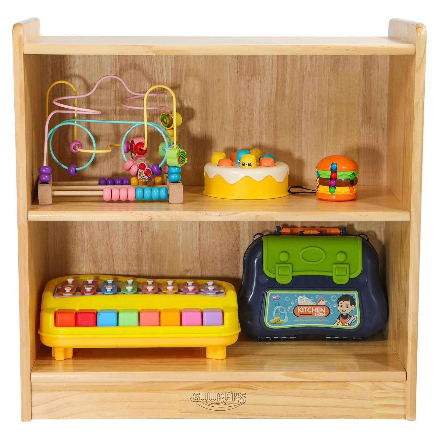 Estante Montessori Suureks 2 Niveles Madera 60x30 cm