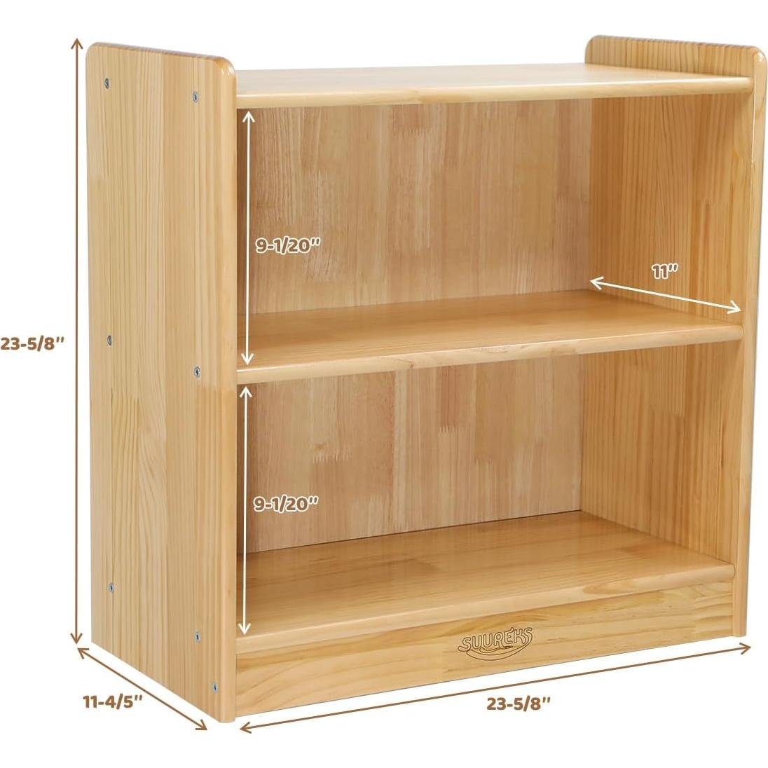 Estante Montessori Suureks 2 Niveles Madera 60x30 cm