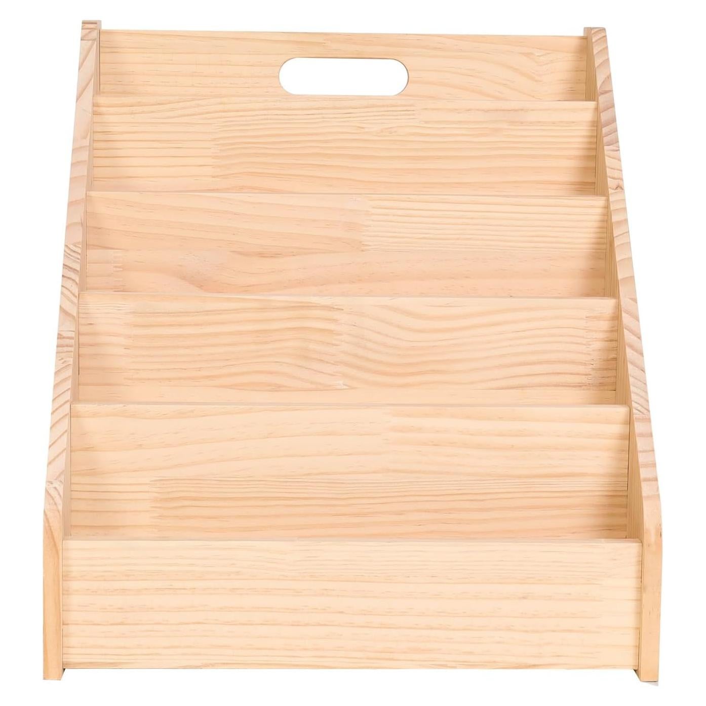 Estantería Montessori mdkaba 5 Niveles Madera Natural 80x33x74cm