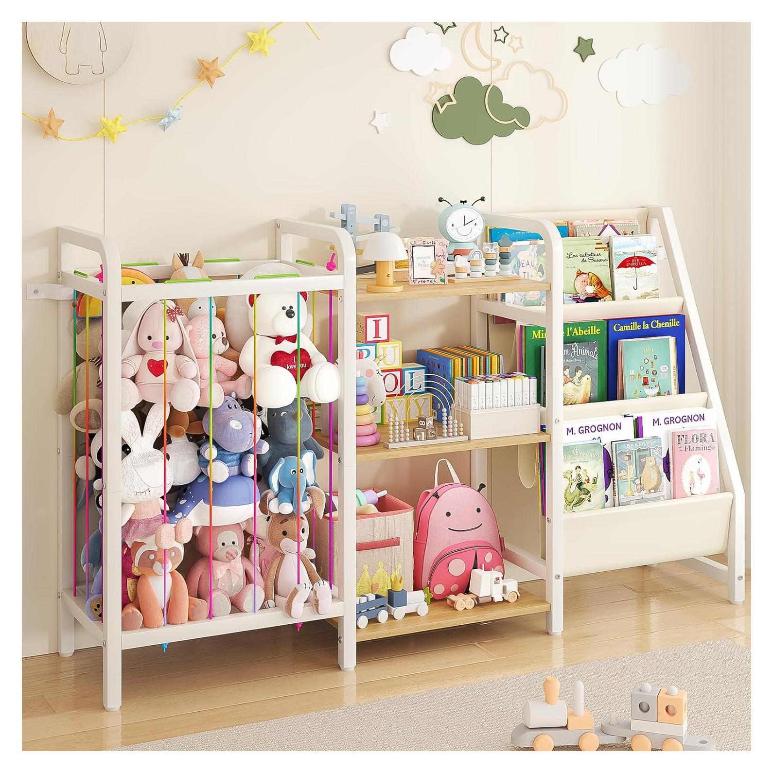 Estantería para Niños CYXPHION B1 3 Niveles Madera Clara