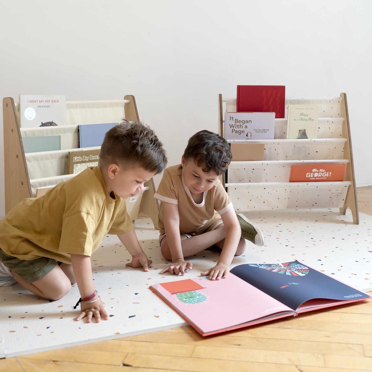 Estantería de Libros 3 Sprouts de Tela Reciclada - 4 Niveles