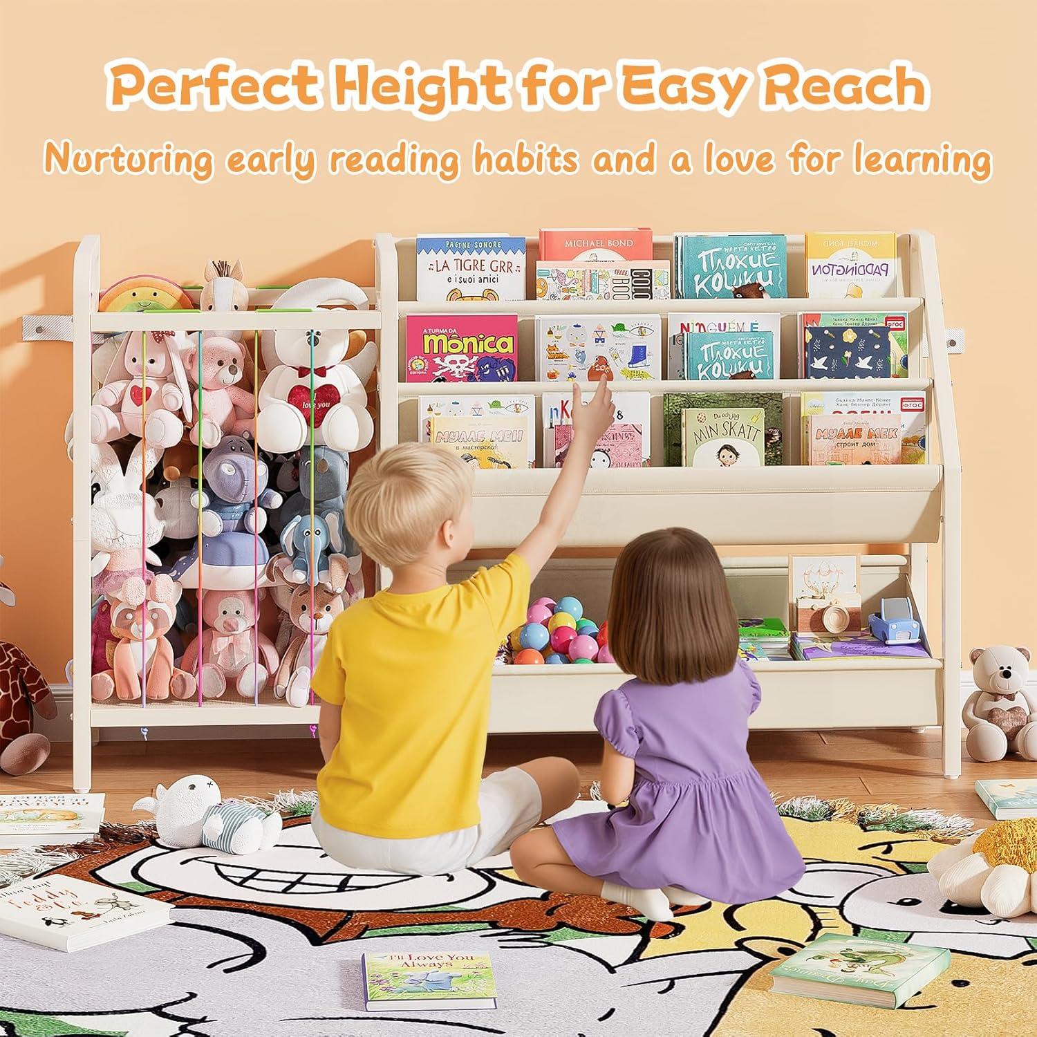 Estantería Infantil CYXPHION B5 con Almacenamiento de Juguetes