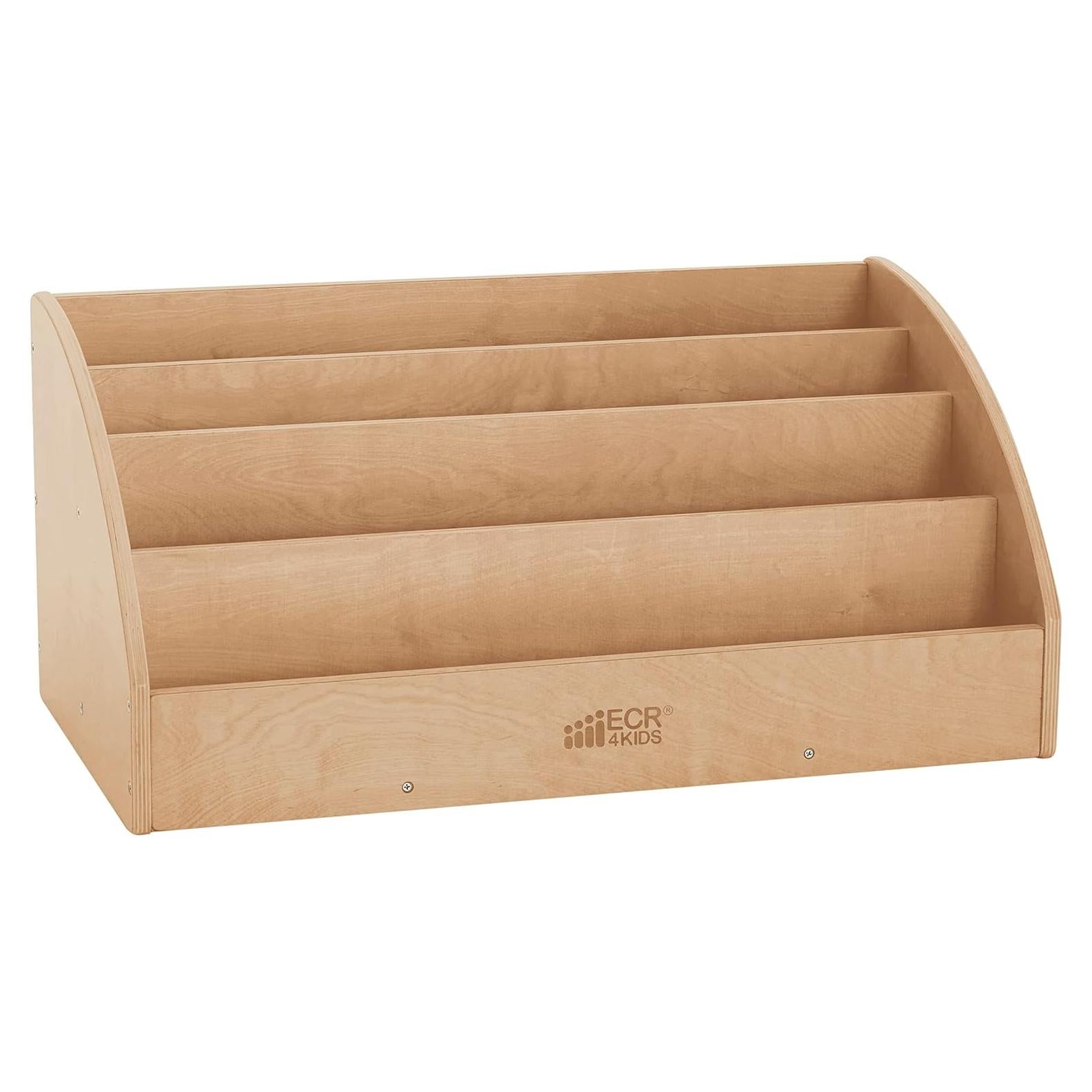 Expositor de Libros ECR4Kids para Niños Pequeños Natural