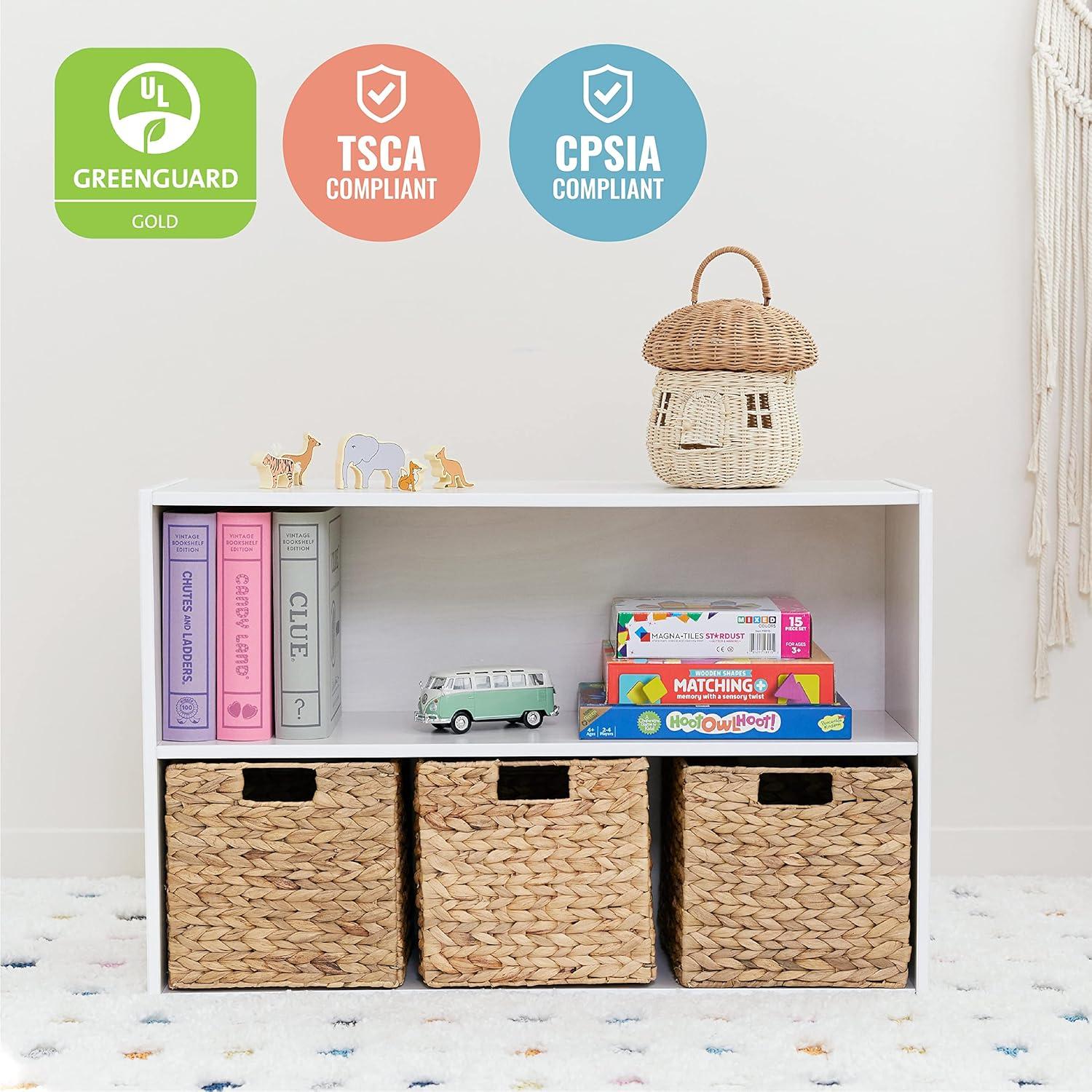 Estantería de Almacenamiento ECR4Kids Streamline 2 Estantes 61cm