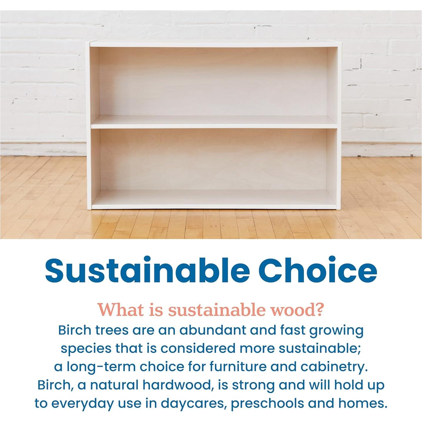 Estantería de Almacenamiento ECR4Kids Streamline 2 Estantes 61cm