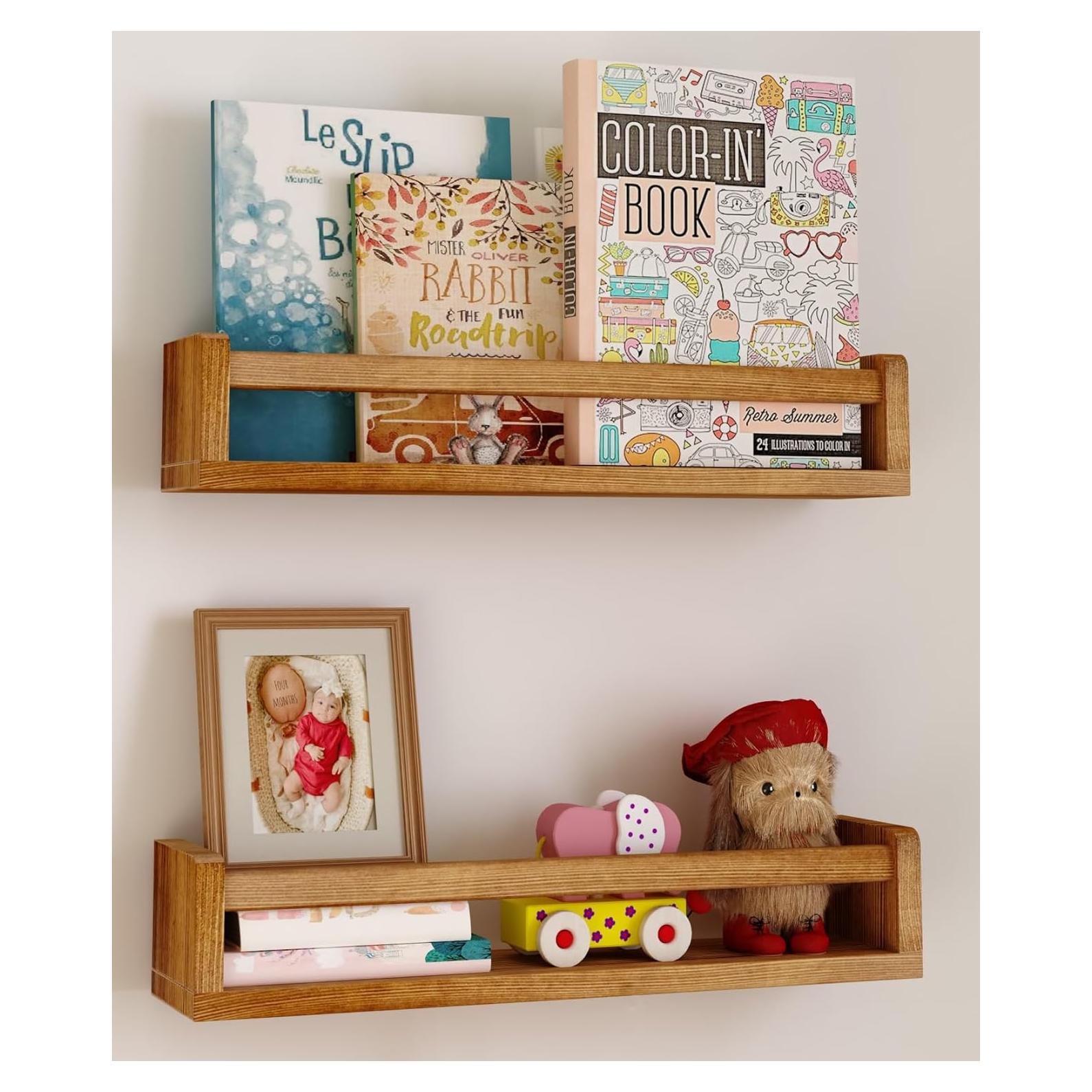 Estanterías Flotantes Heimlove 40.64cm para Guardería - Juego de 2