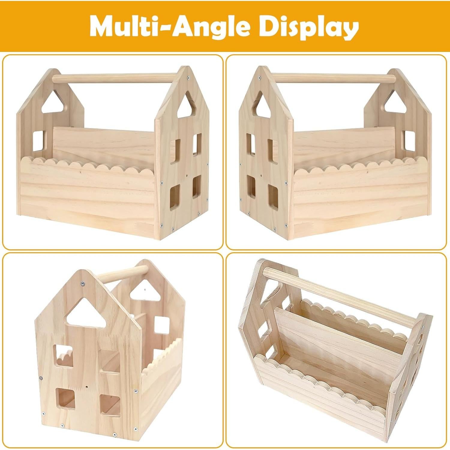 Estantería Montessori Doble Cara Madera Pino 30.5x20cm