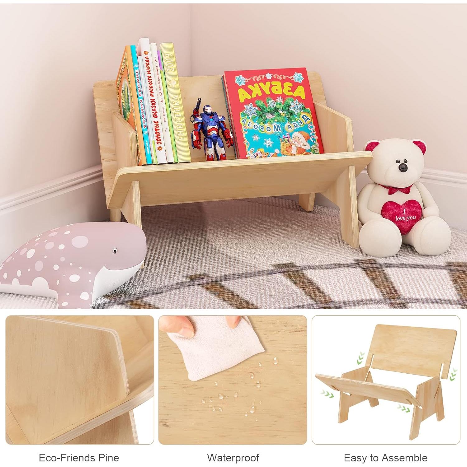 Estante de libros de madera clara RekRang 39.9x25.4 cm