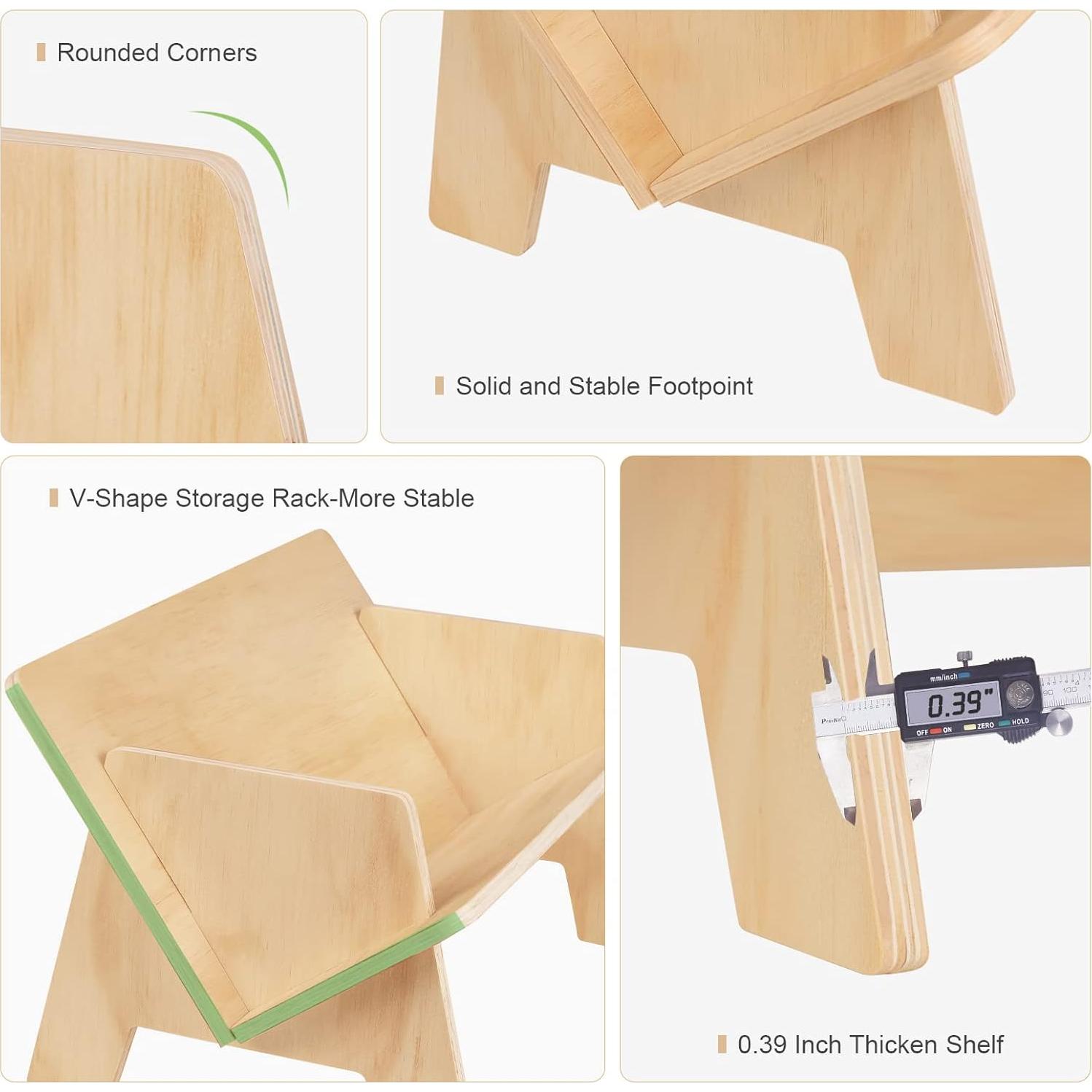Estante de libros de madera clara RekRang 39.9x25.4 cm