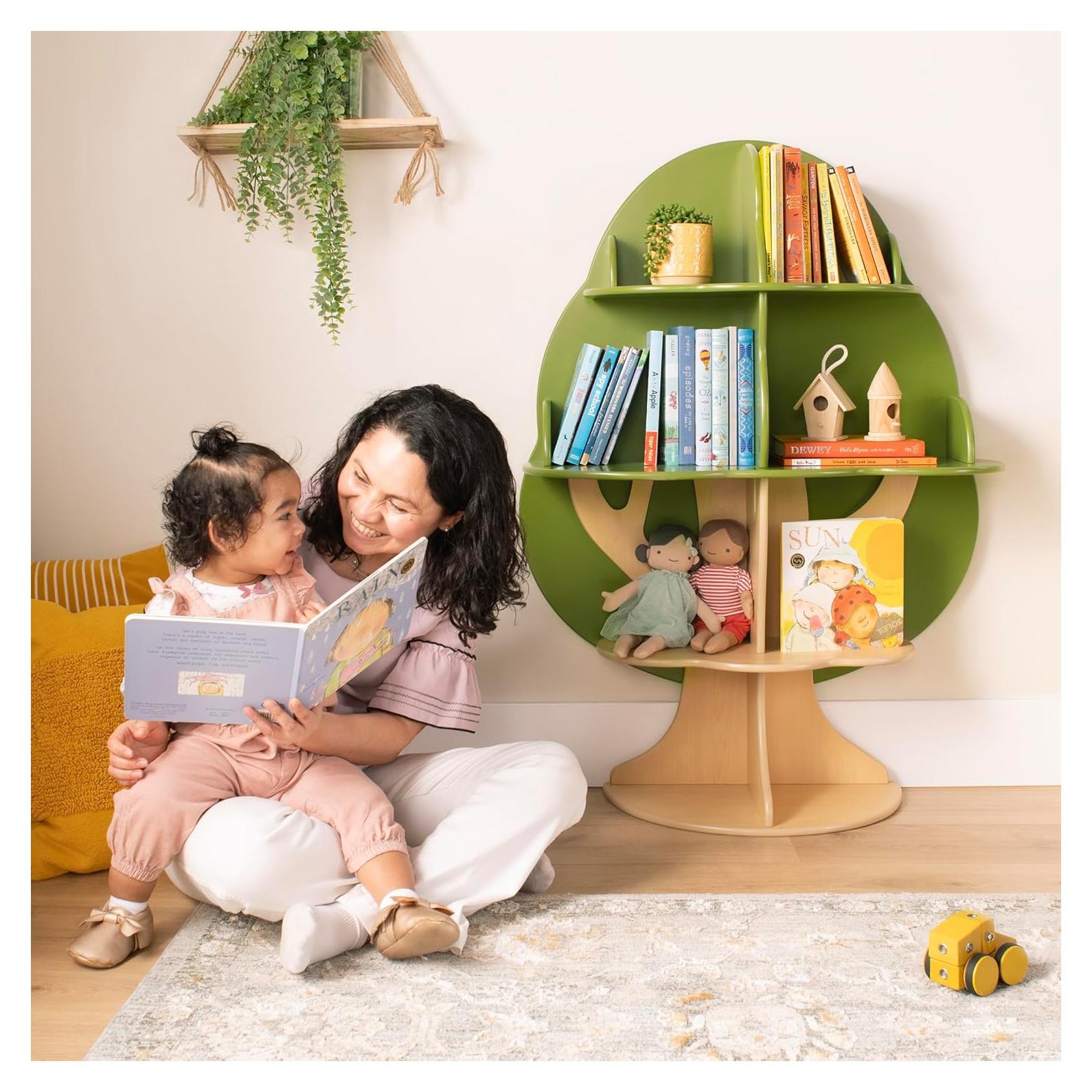 Estantería de Libros en Forma de Árbol Guidecraft 6 Estantes