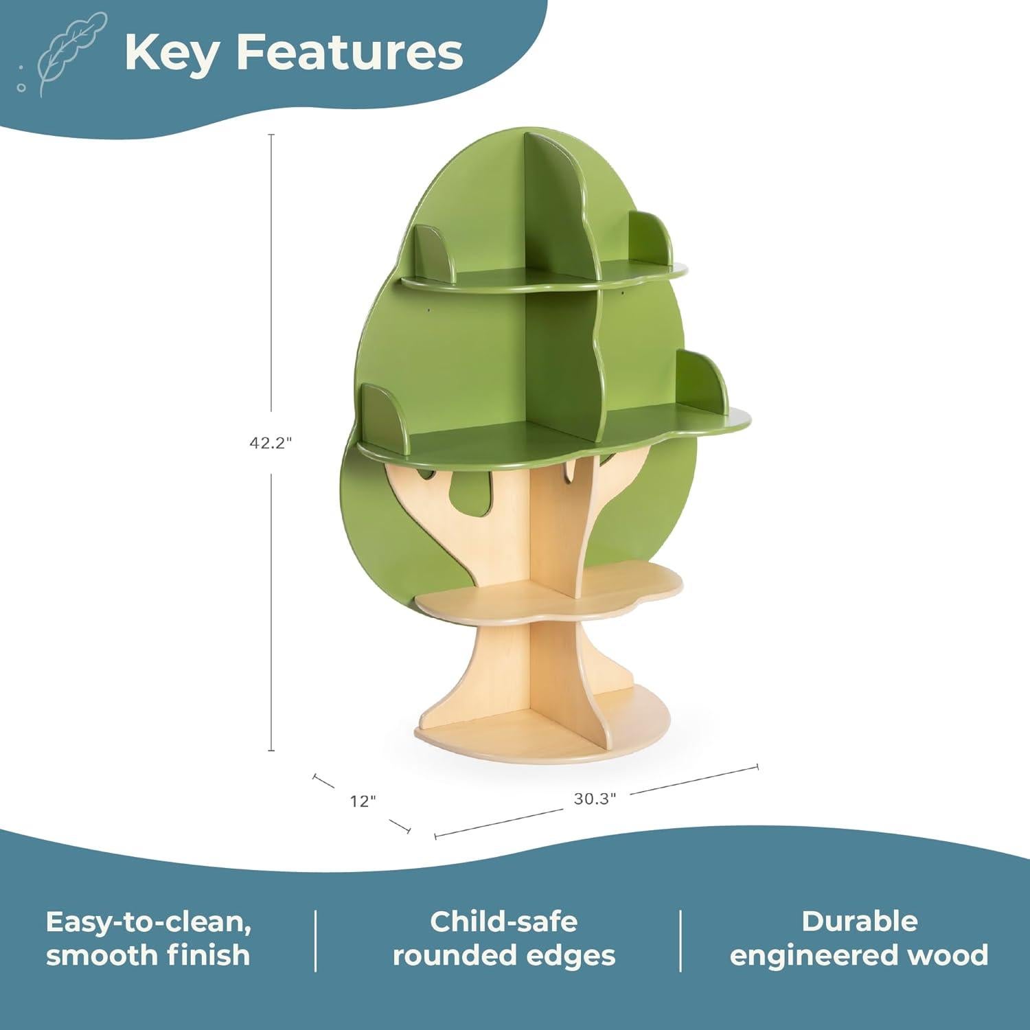 Estantería de Libros en Forma de Árbol Guidecraft 6 Estantes