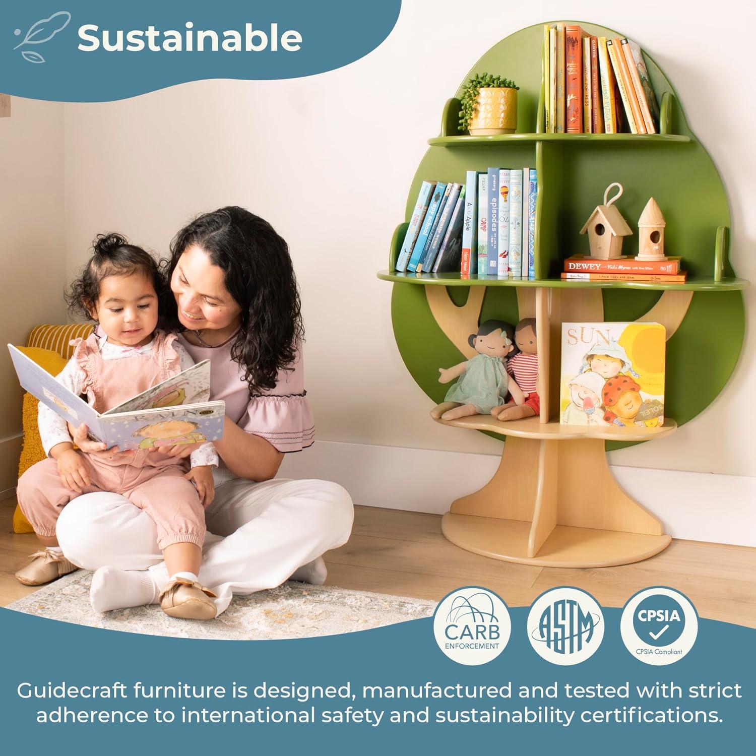 Estantería de Libros en Forma de Árbol Guidecraft 6 Estantes