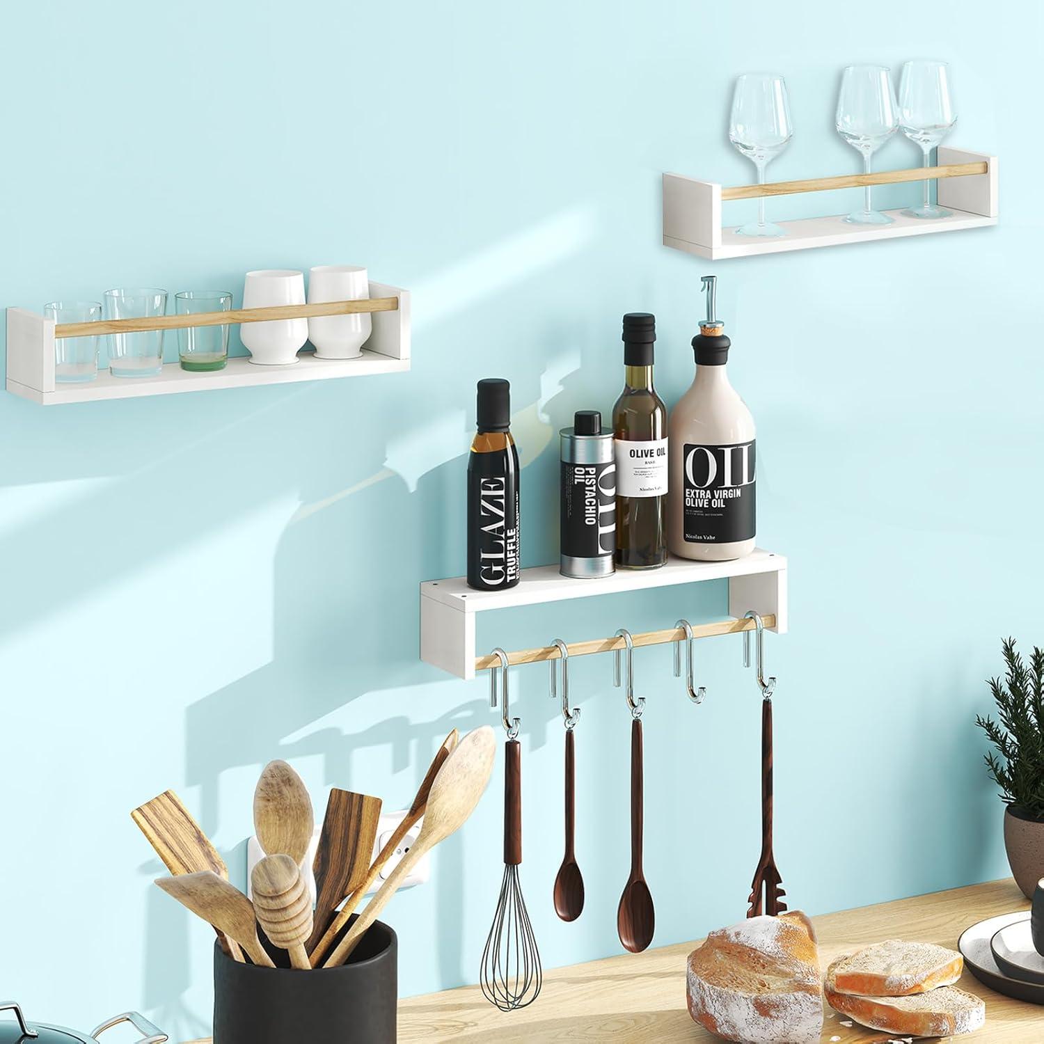 Estanterías Flotantes Fixwal de Madera para Niños - Juego de 3