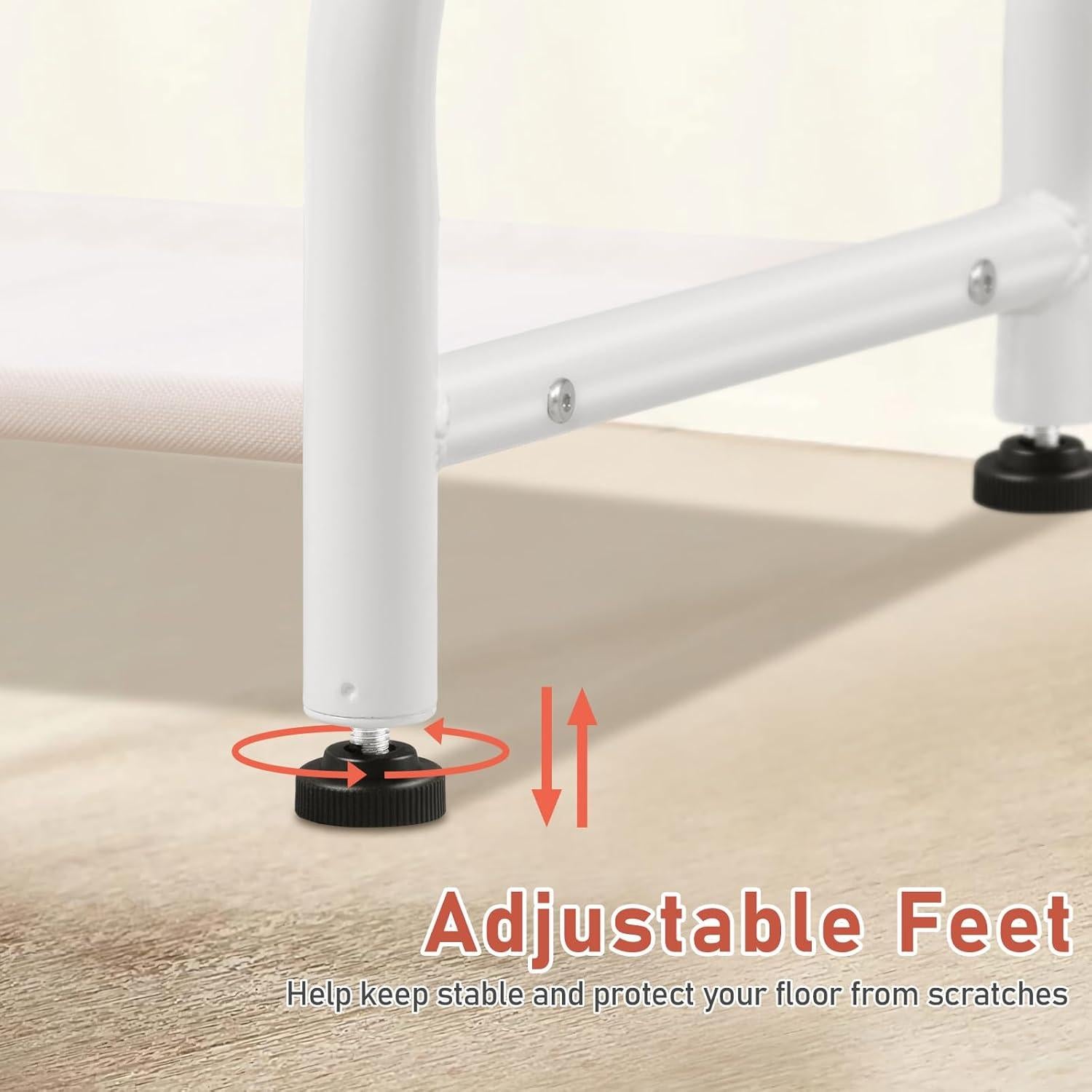 Rack de Ropa para Niños Sleeping Lamb Blanco 81.3x38.1x114.3 cm