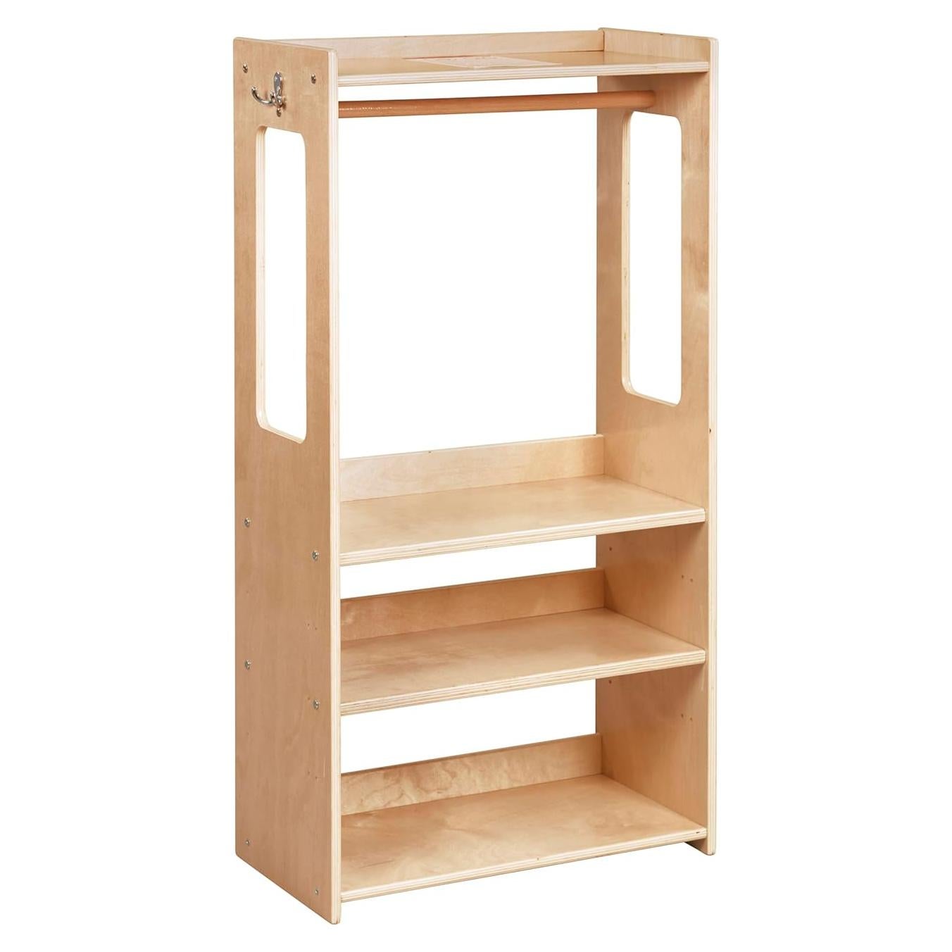 Perchero Infantil ECR4Kids TrendiTot Madera Natural 63cm