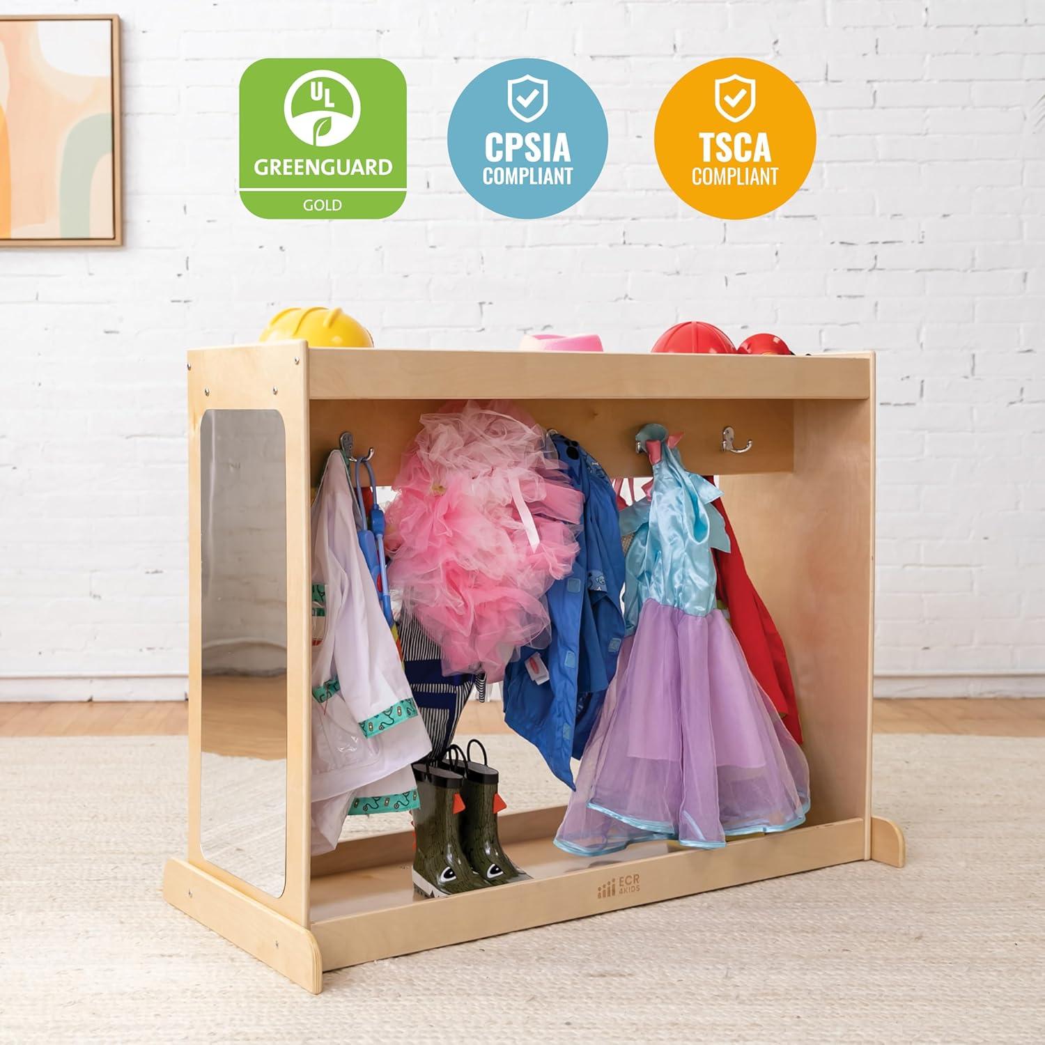 Isla de Disfraces ECR4Kids Natural - Organizador Infantil 115.8 cm