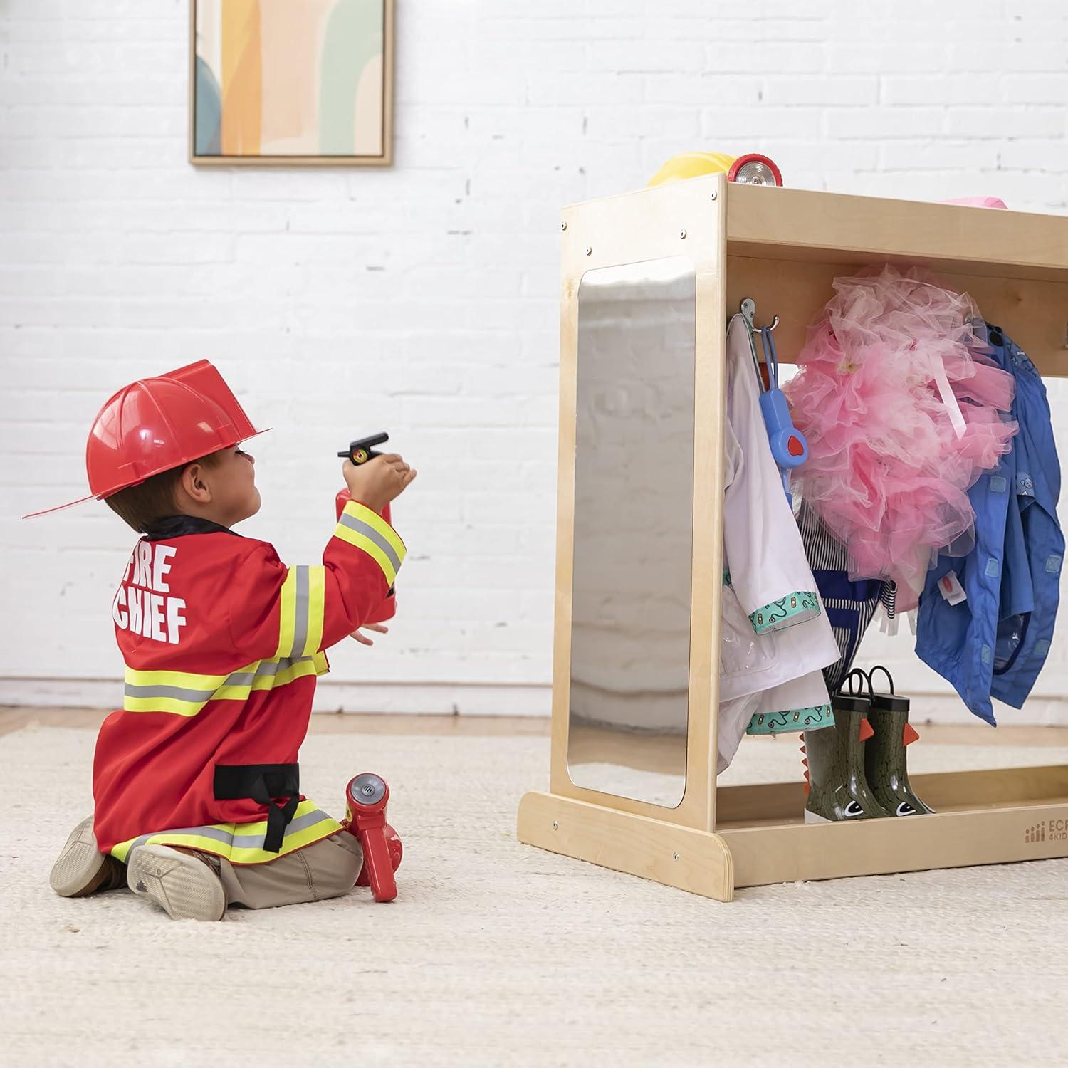 Isla de Disfraces ECR4Kids Natural - Organizador Infantil 115.8 cm