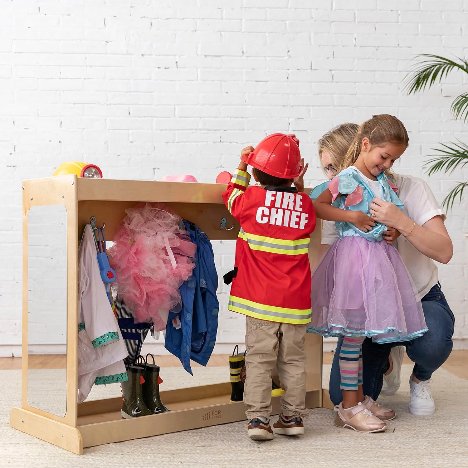 Isla de Disfraces ECR4Kids Natural - Organizador Infantil 115.8 cm