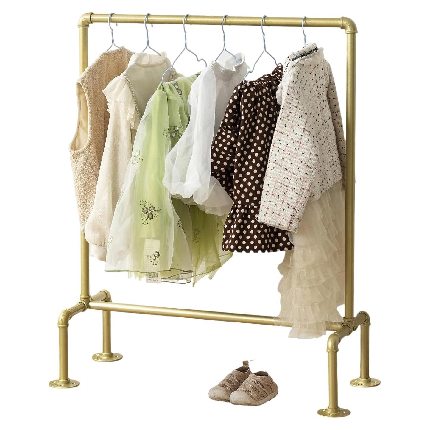 Perchero de Ropa para Niños DOFURNILIM Dorado 100x84 cm