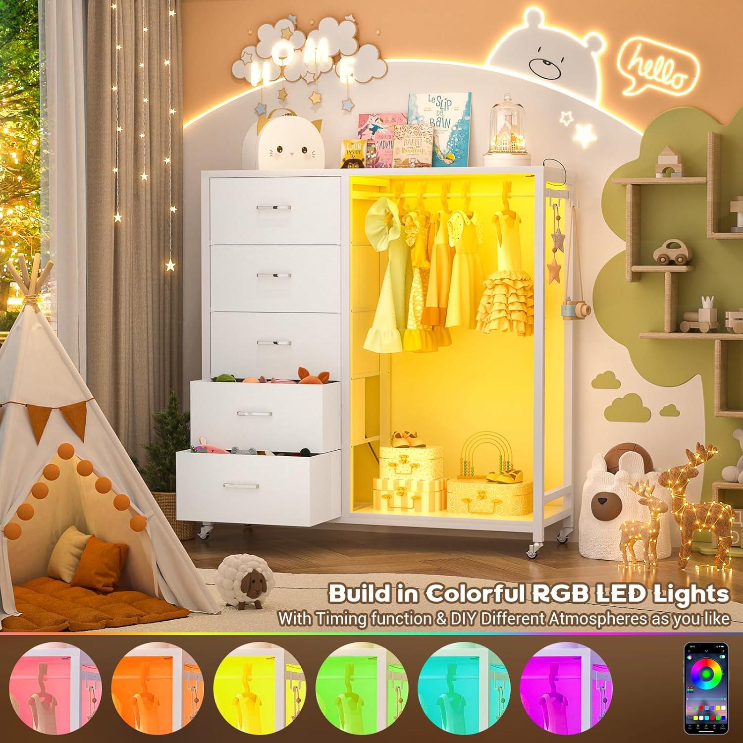 Cajonera Cyclysio CS-5C con 5 Cajones, Estación de Carga y LED