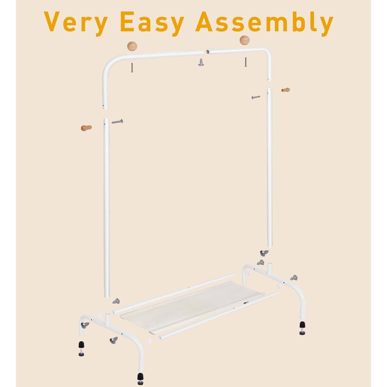 Perchero para Niños GwJI5do con Estante Blanco 81x114 cm