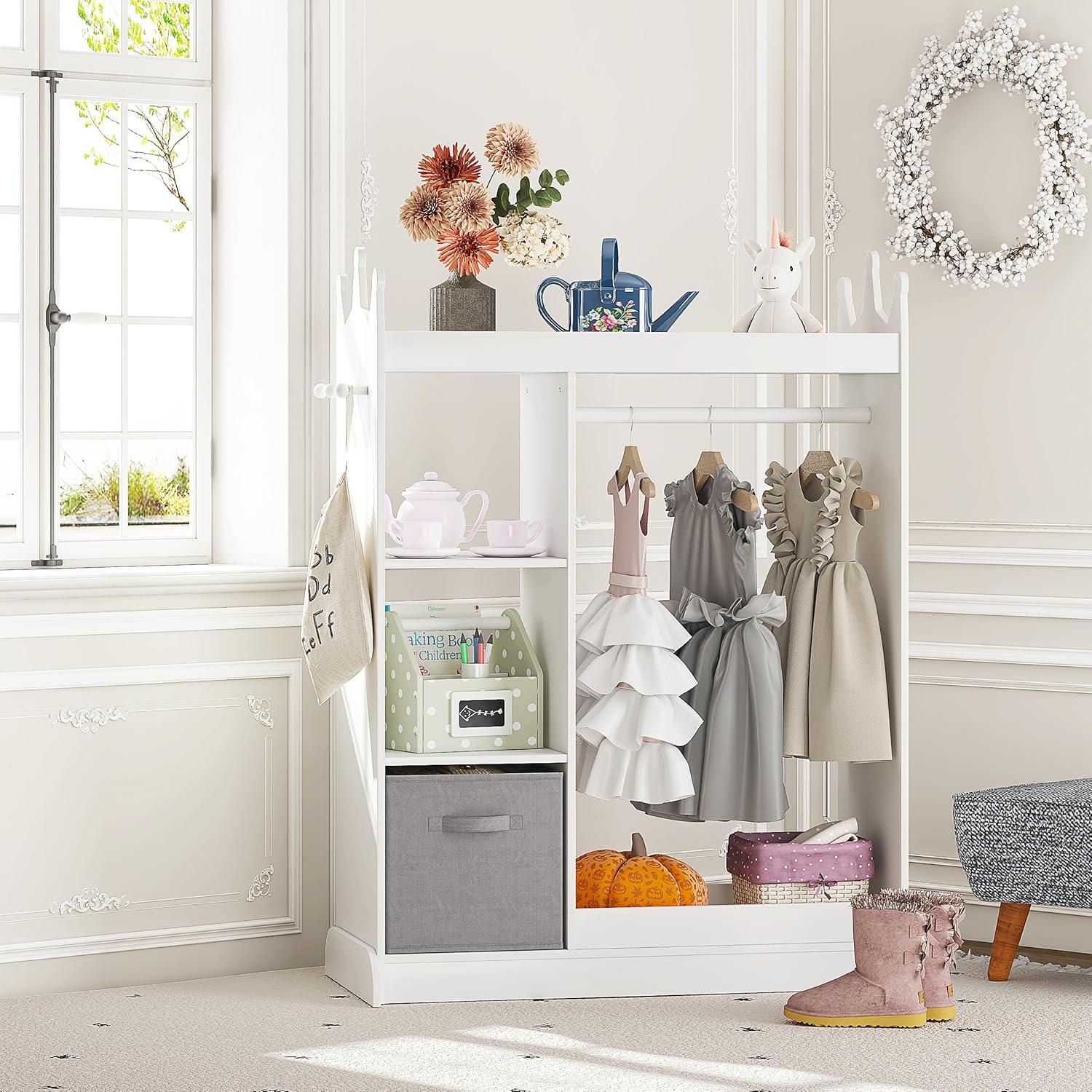 Armario de Juego para Niños UTEX con Espejo y Almacenamiento