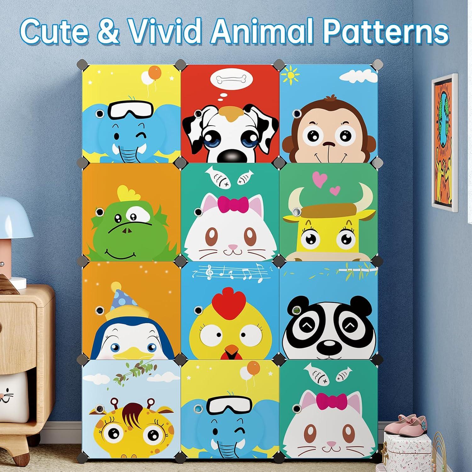 Armario Infantil MAGINELS Azul 12 Cubos 111x37x148cm