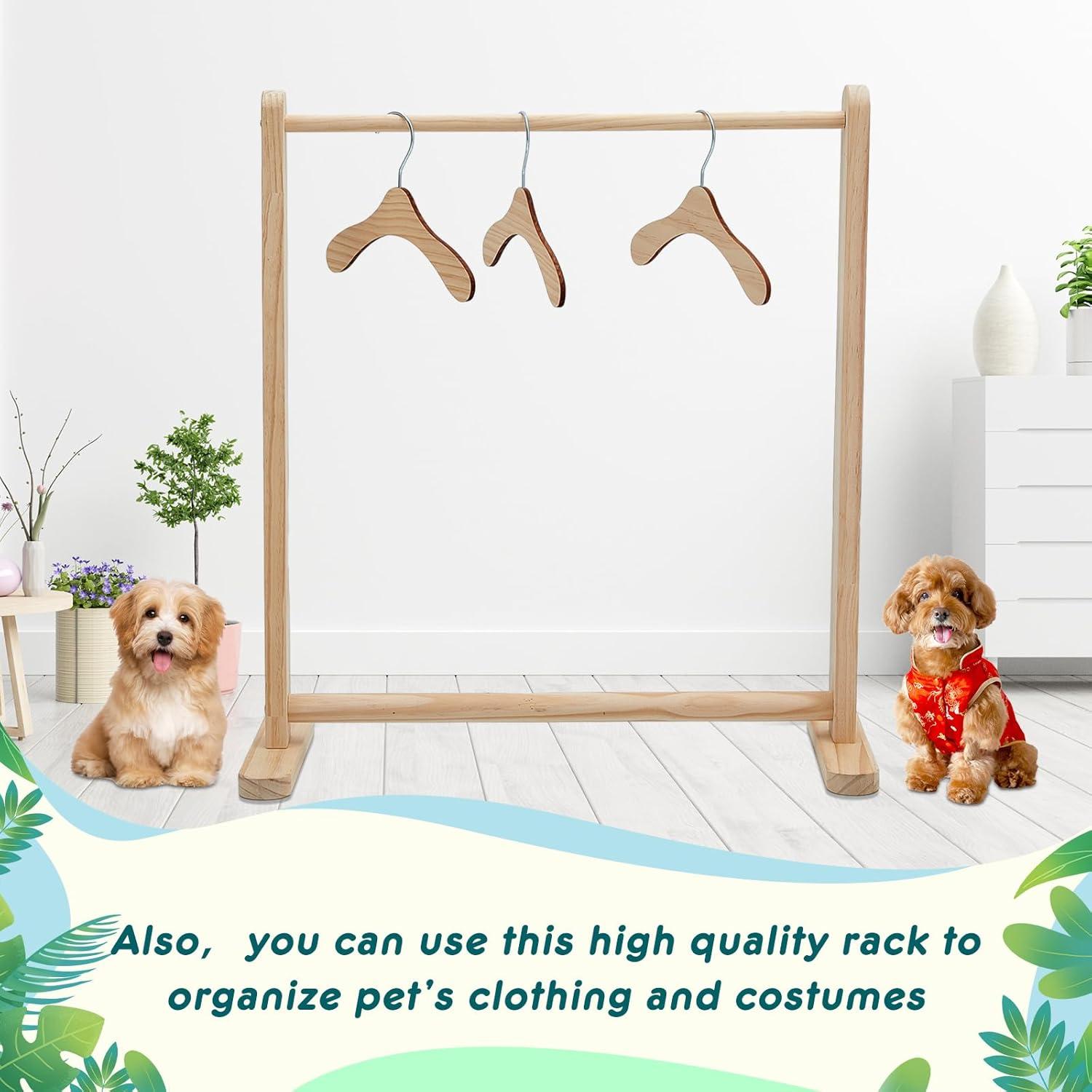 Rack de Ropa Infantil Barydat 2 Piezas Madera 56x24x62 cm