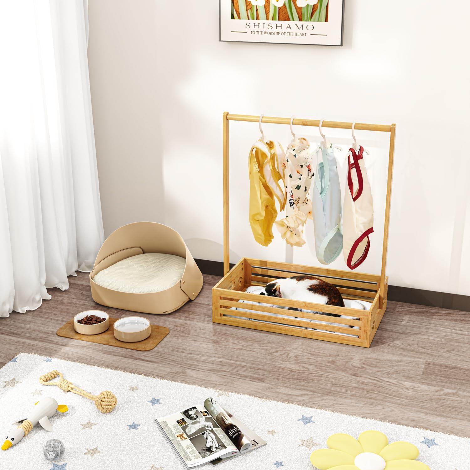 Perchero de Ropa para Bebés y Mascotas BAMBOOHOMIE 67 cm