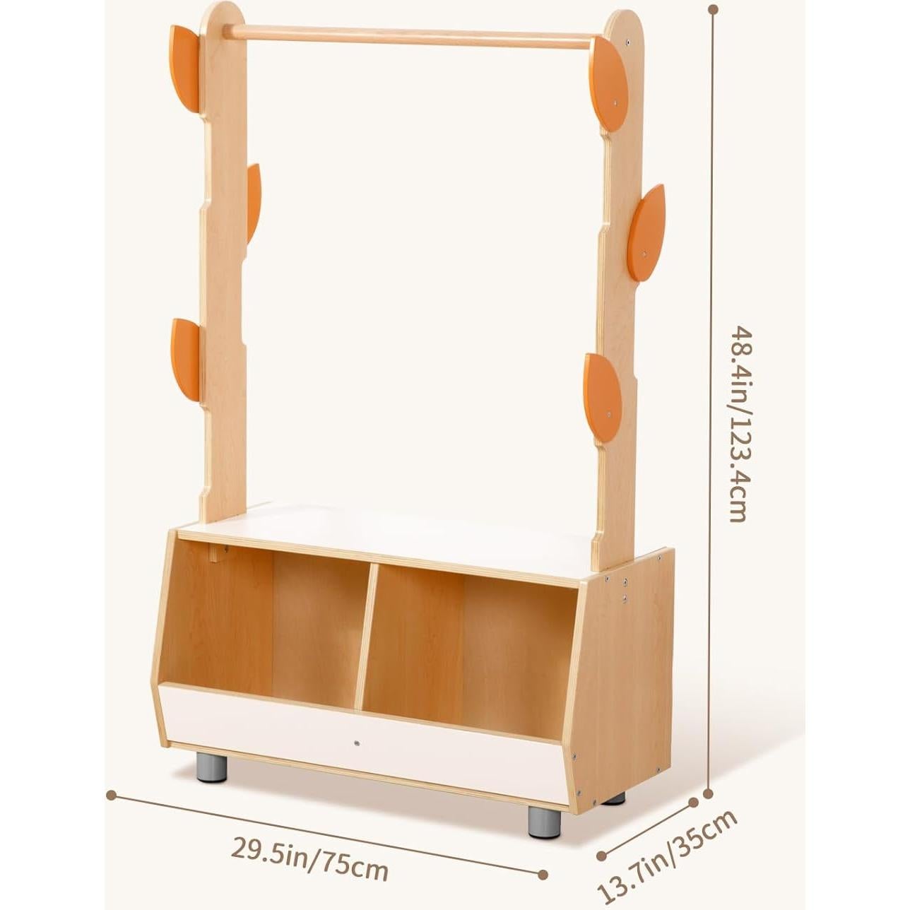Soporte para Disfraces Infantil OOOK Tree Kids - Almacenamiento 74.9x122.7 cm