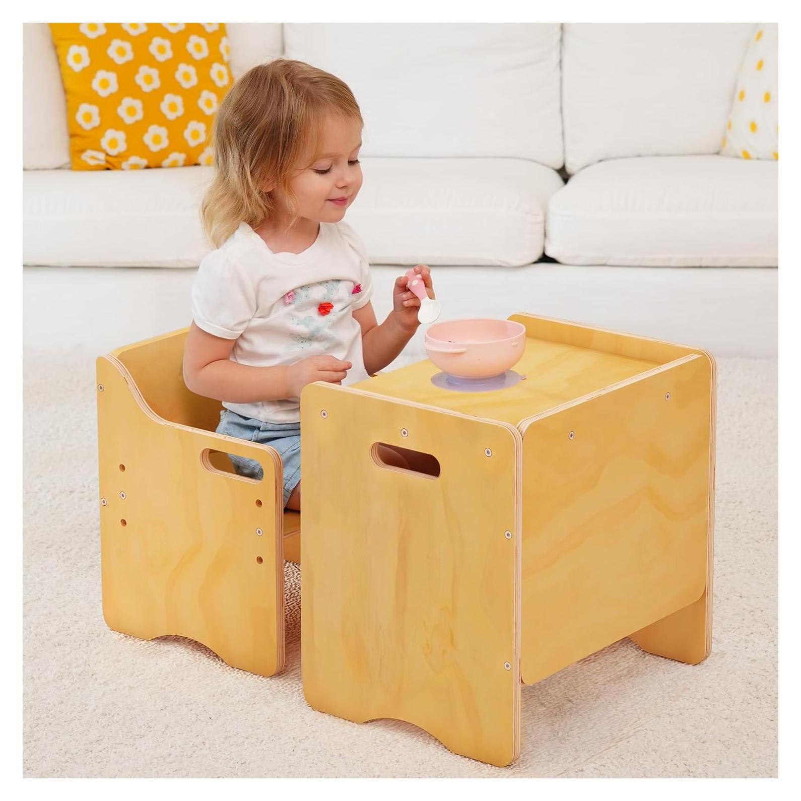 Conjunto Mesa y Silla Montessori MallBest - Altura Ajustable