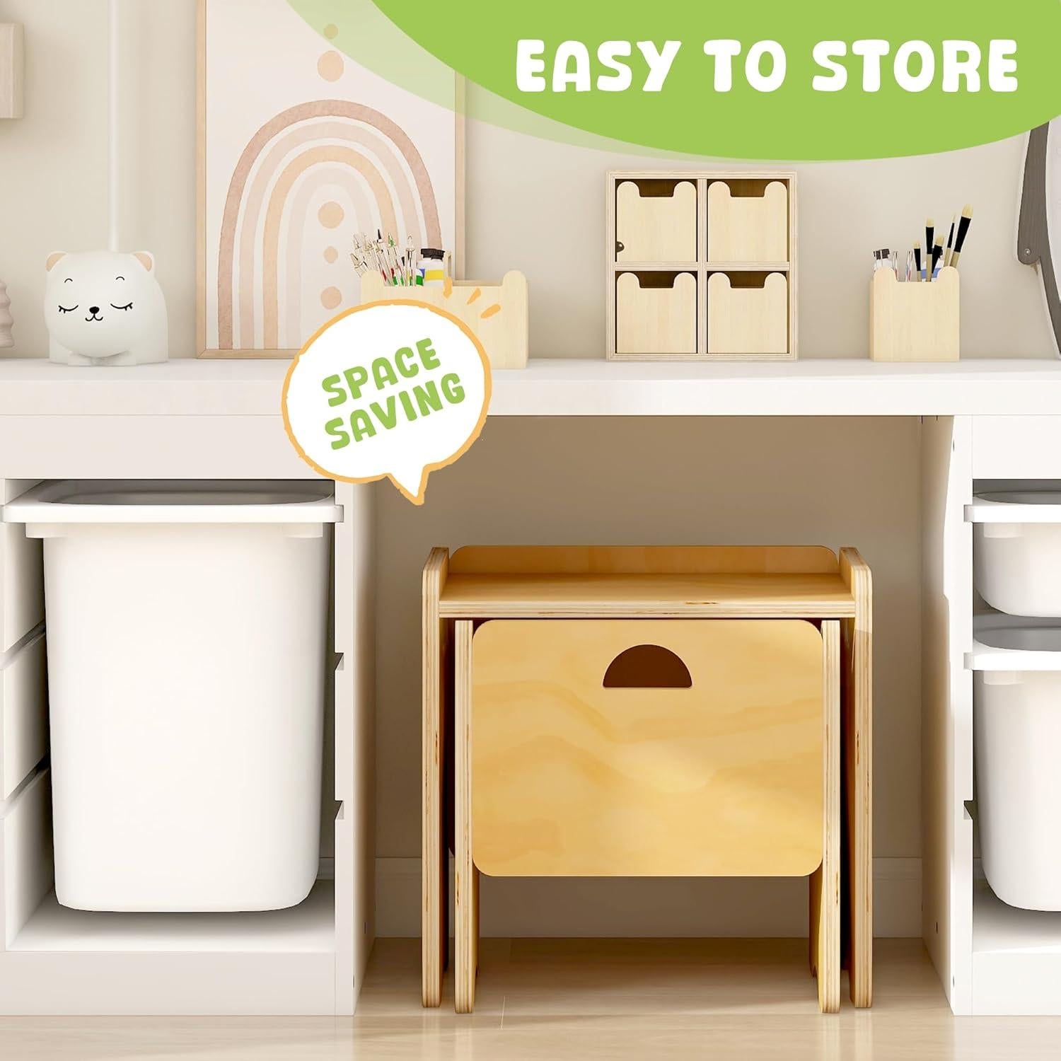 Conjunto Mesa y Silla Montessori MallBest - Altura Ajustable