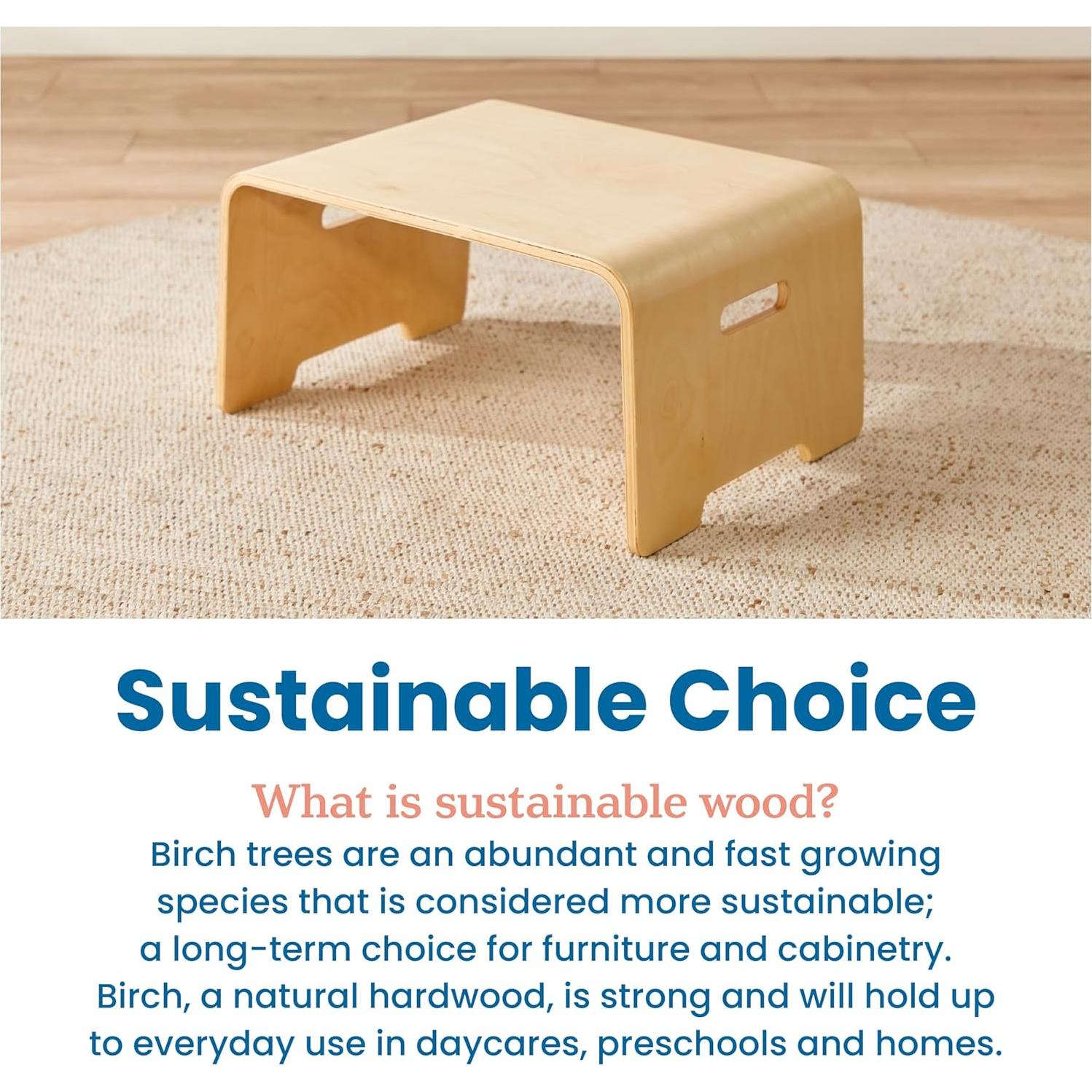 Escritorio de Rodillo ECR4Kids Natural para Niños y Adolescentes