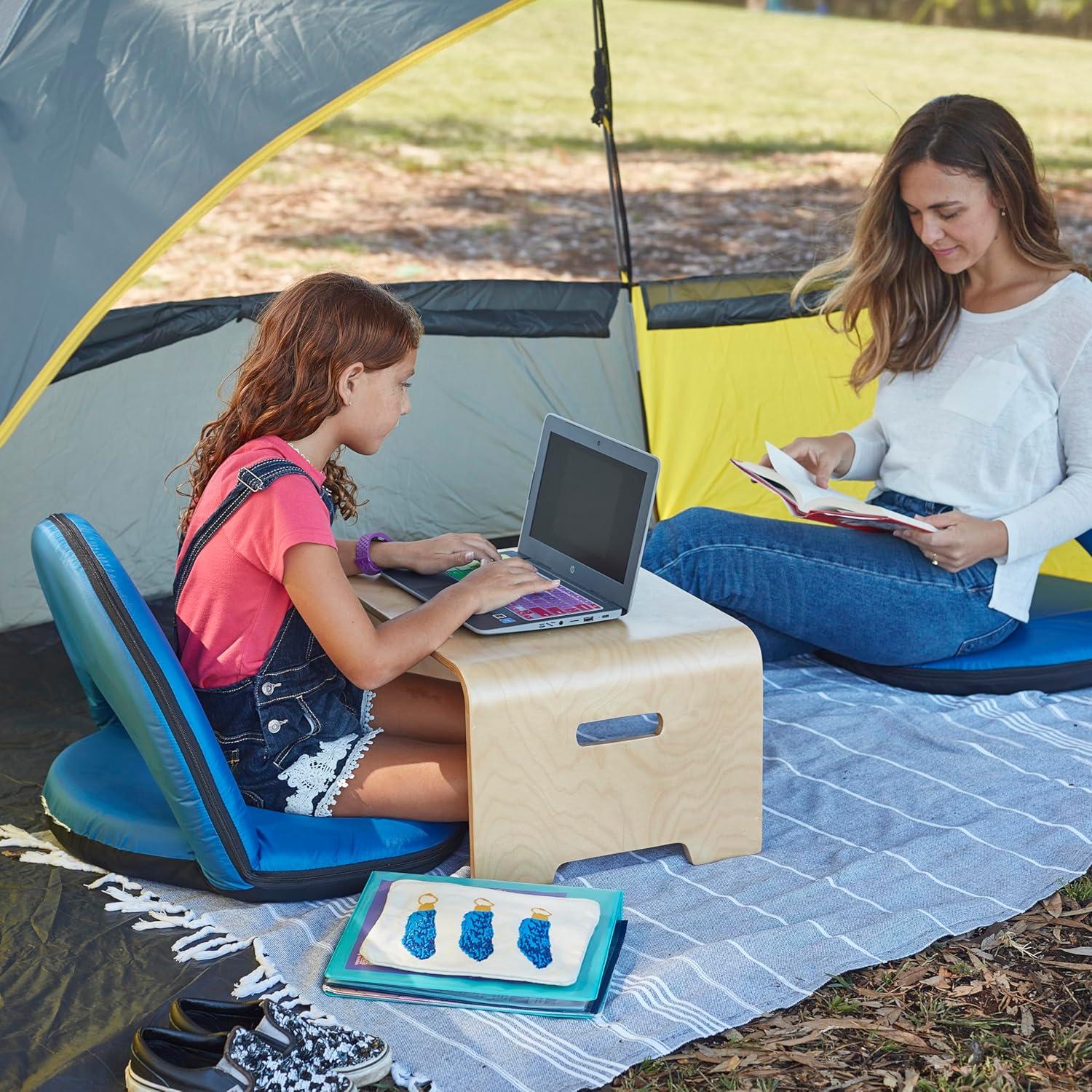 Escritorio de Rodillo ECR4Kids Natural para Niños y Adolescentes