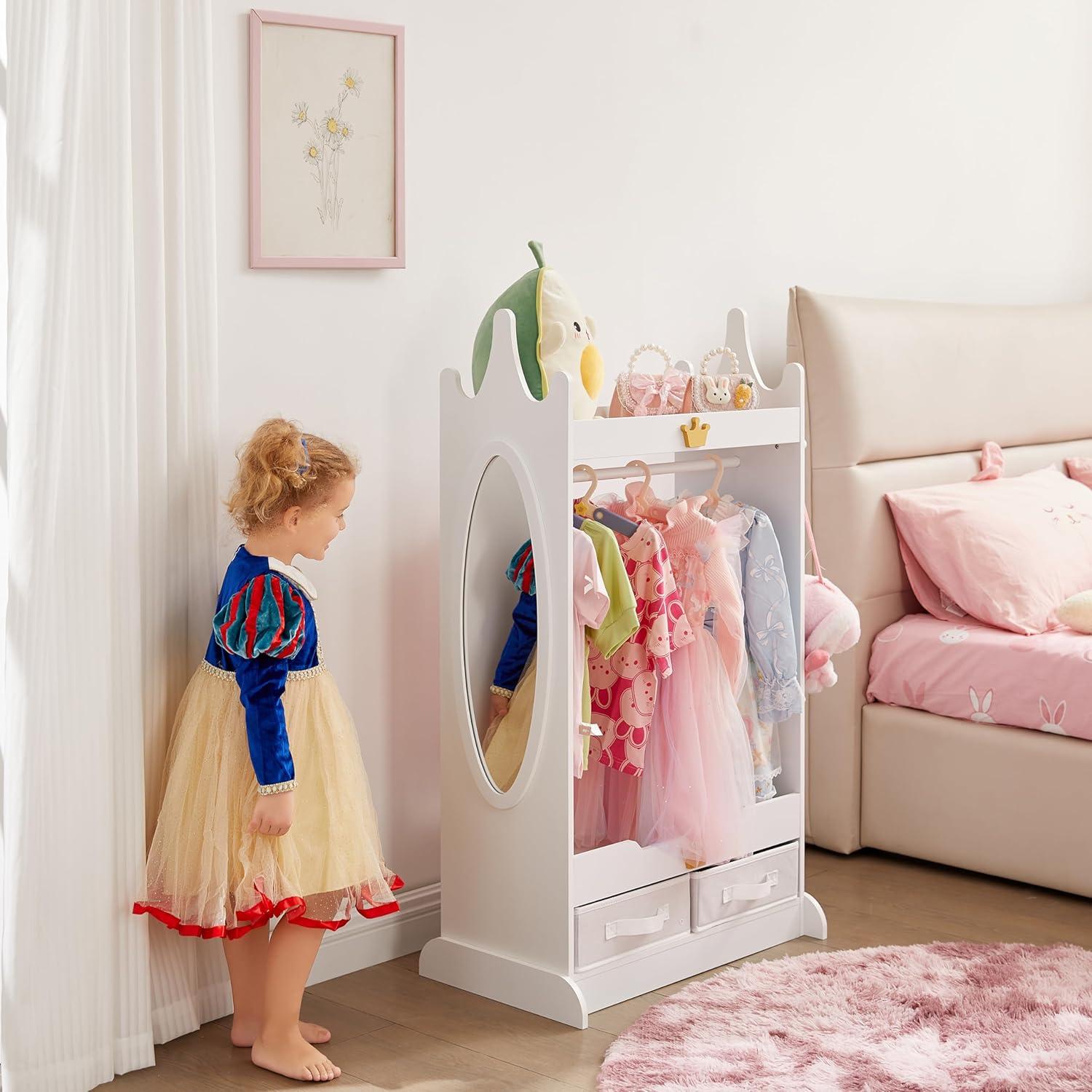 Armario de Almacenamiento para Disfraces de Niños GTOLV Blanco