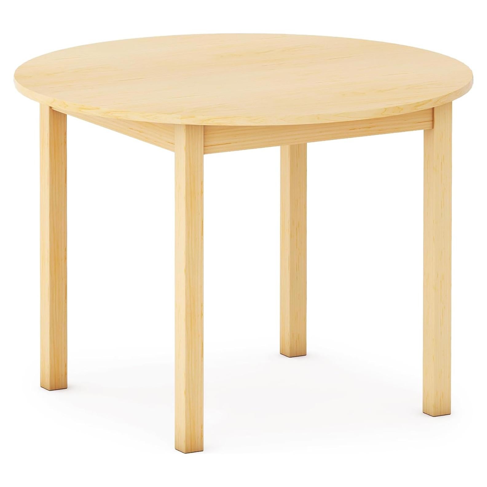 Mesa Redonda EdQ Guidecraft para Aula - Natural, 76.2 cm, 4 Niños