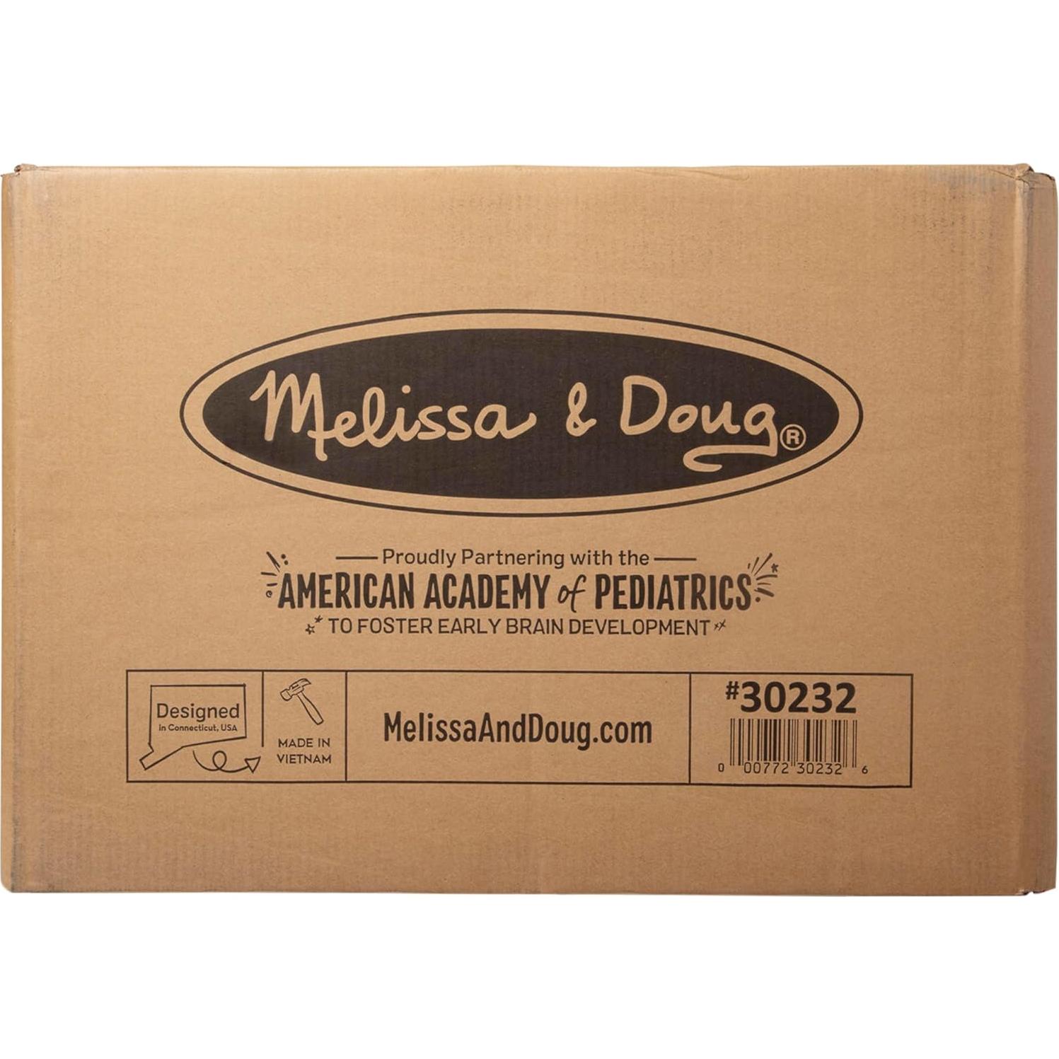 Escritorio y Silla de Madera Melissa & Doug - Espresso