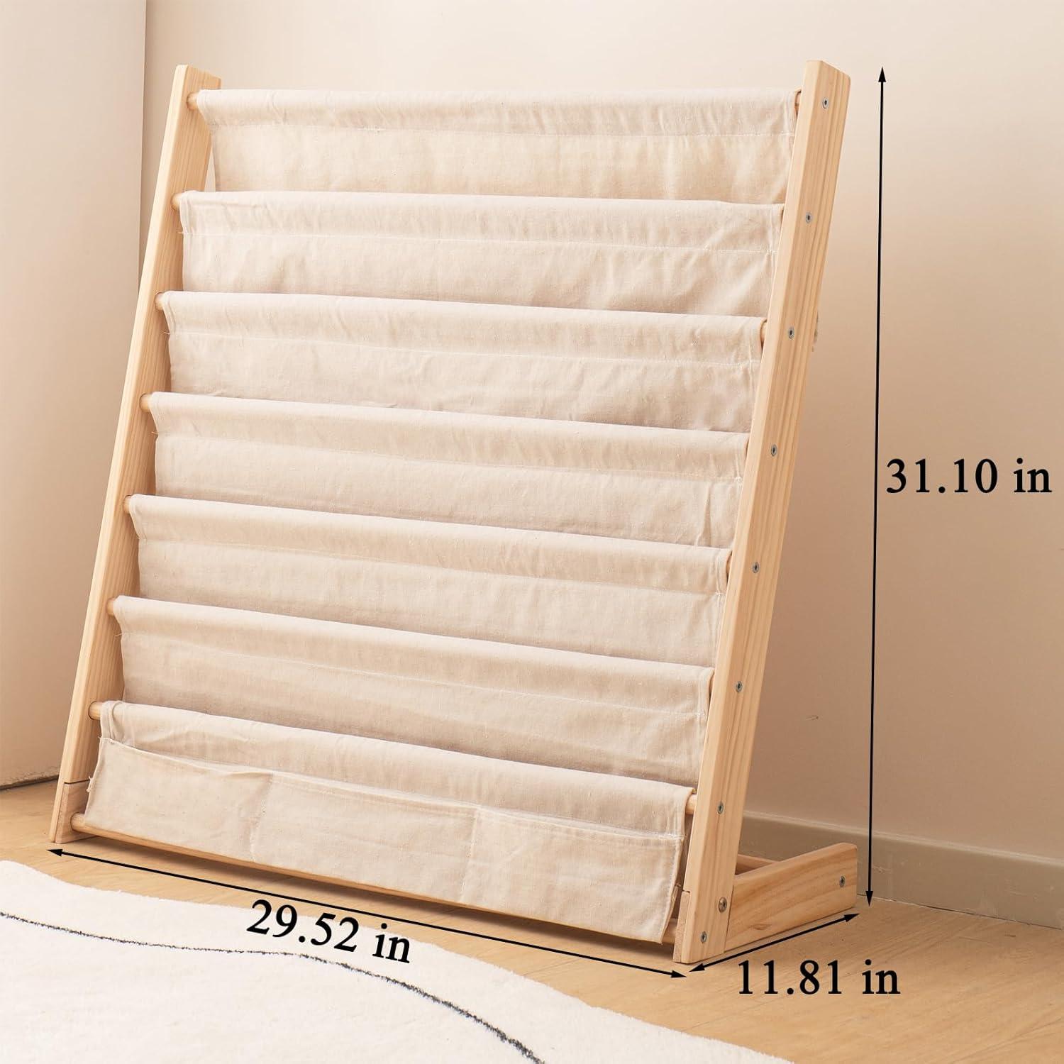 Estantería de Madera para Niños ChubanCraft 6 Niveles 75x30x79cm