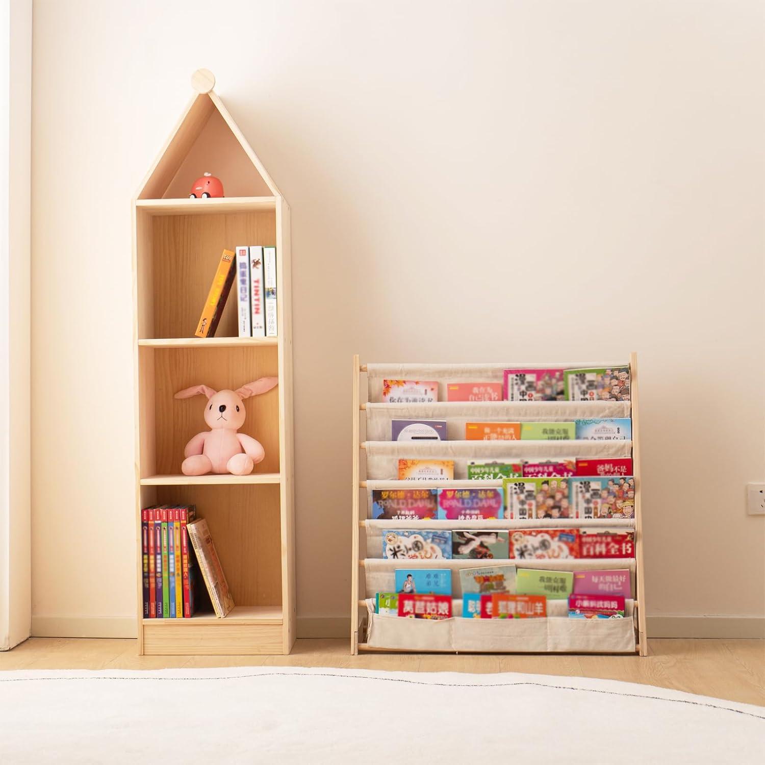 Estantería de Madera para Niños ChubanCraft 6 Niveles 75x30x79cm