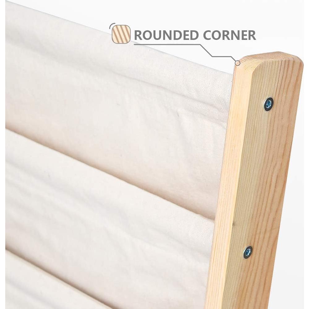 Estante de Libros para Niños Morimoe 75cm Beige 6 Capas