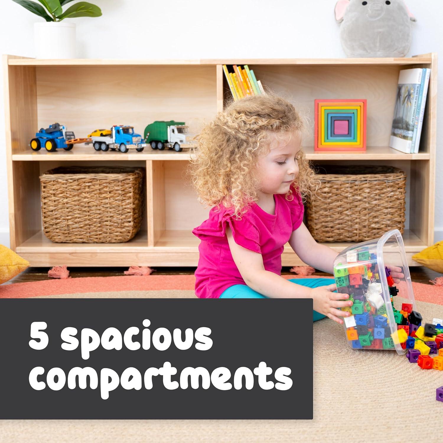 Estante Organizador de Juguetes SPARK & WOW 5 Compartimentos