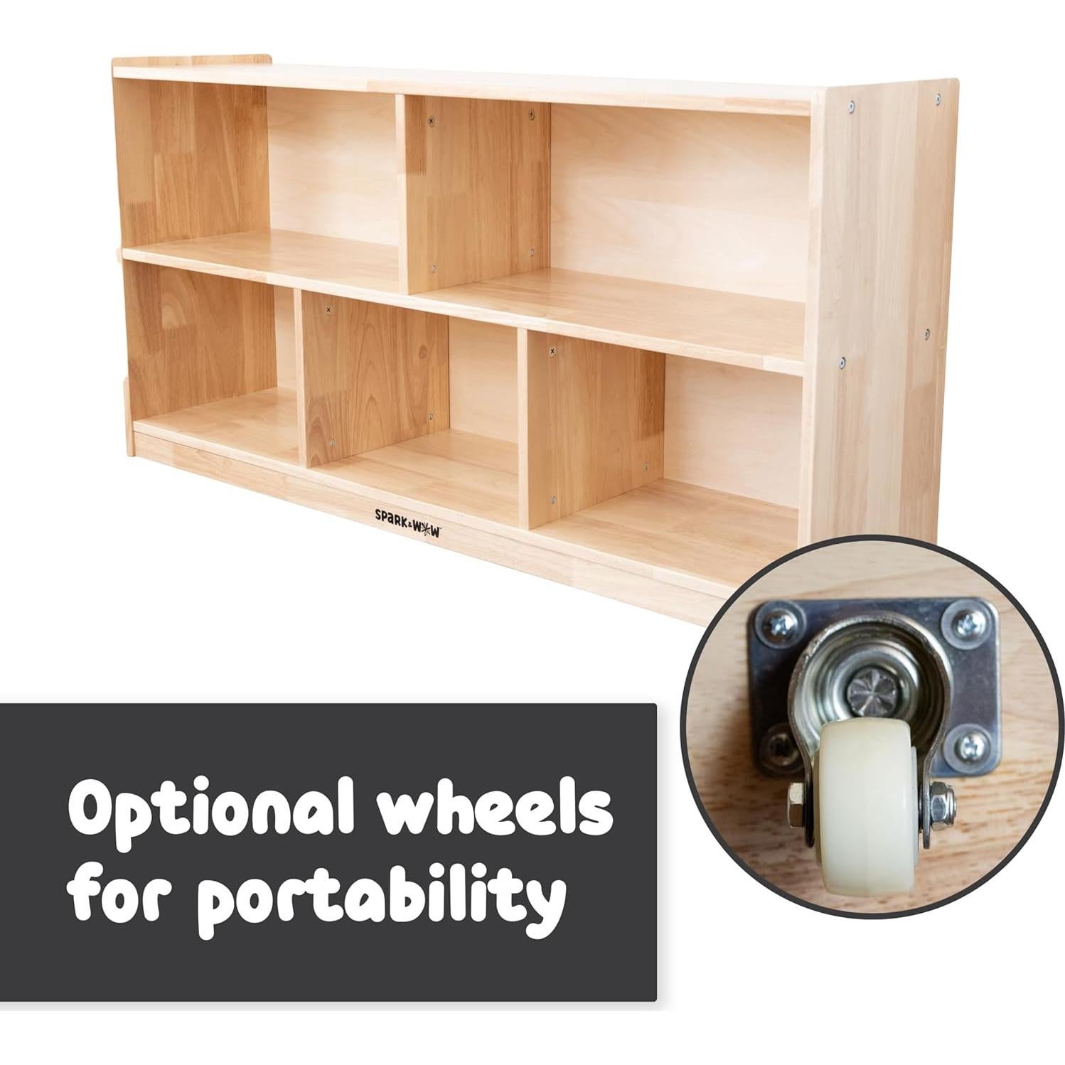 Estante Organizador de Juguetes SPARK & WOW 5 Compartimentos