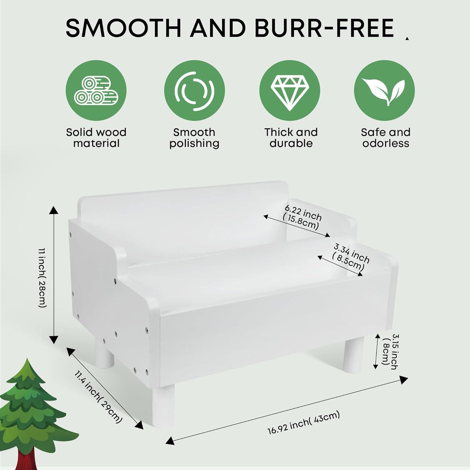 Estantería Montessori PHOENANCEE para Niños Pequeños - Almacenamiento de Libros