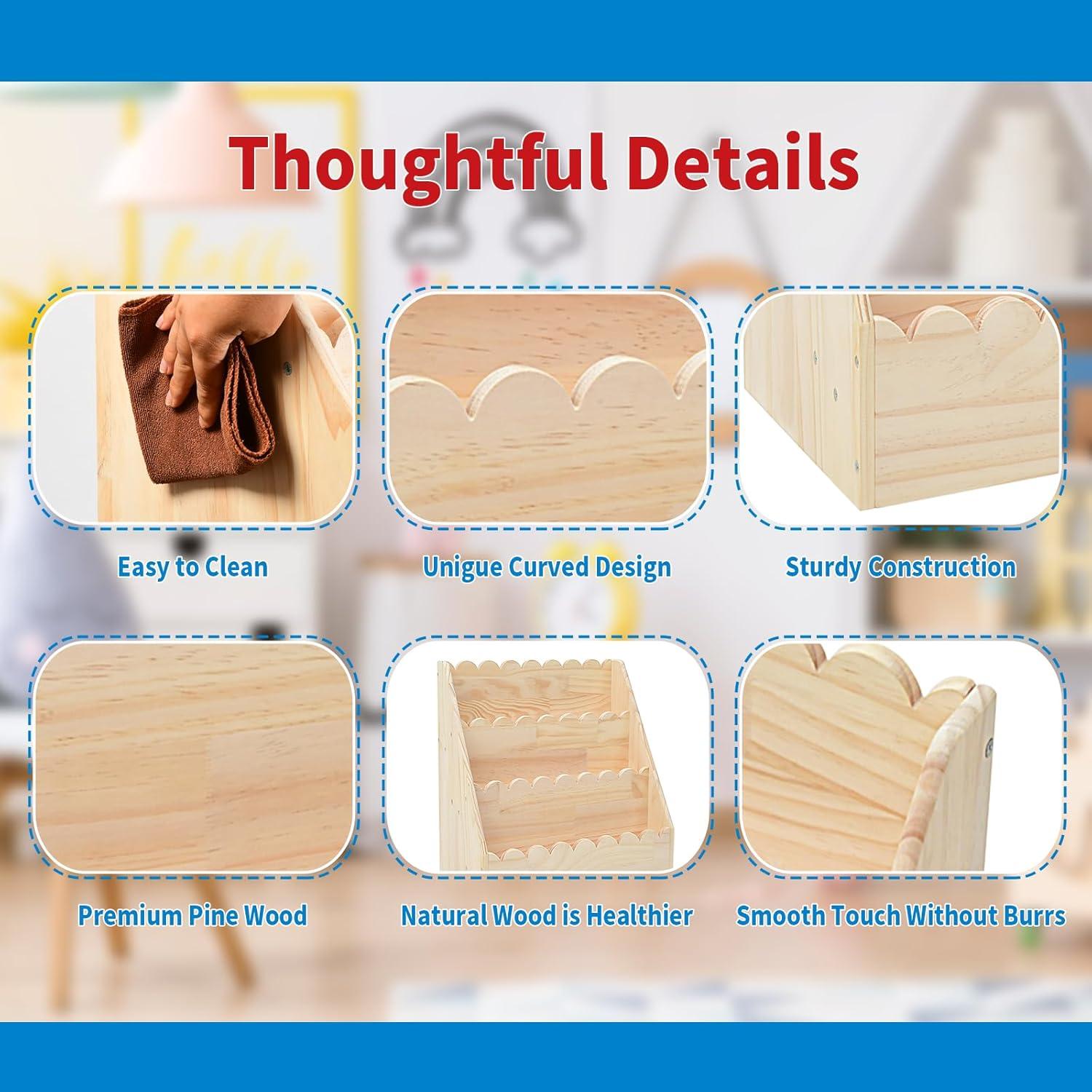 Estantería Infantil OCMML KBS 3 Niveles Madera Grande