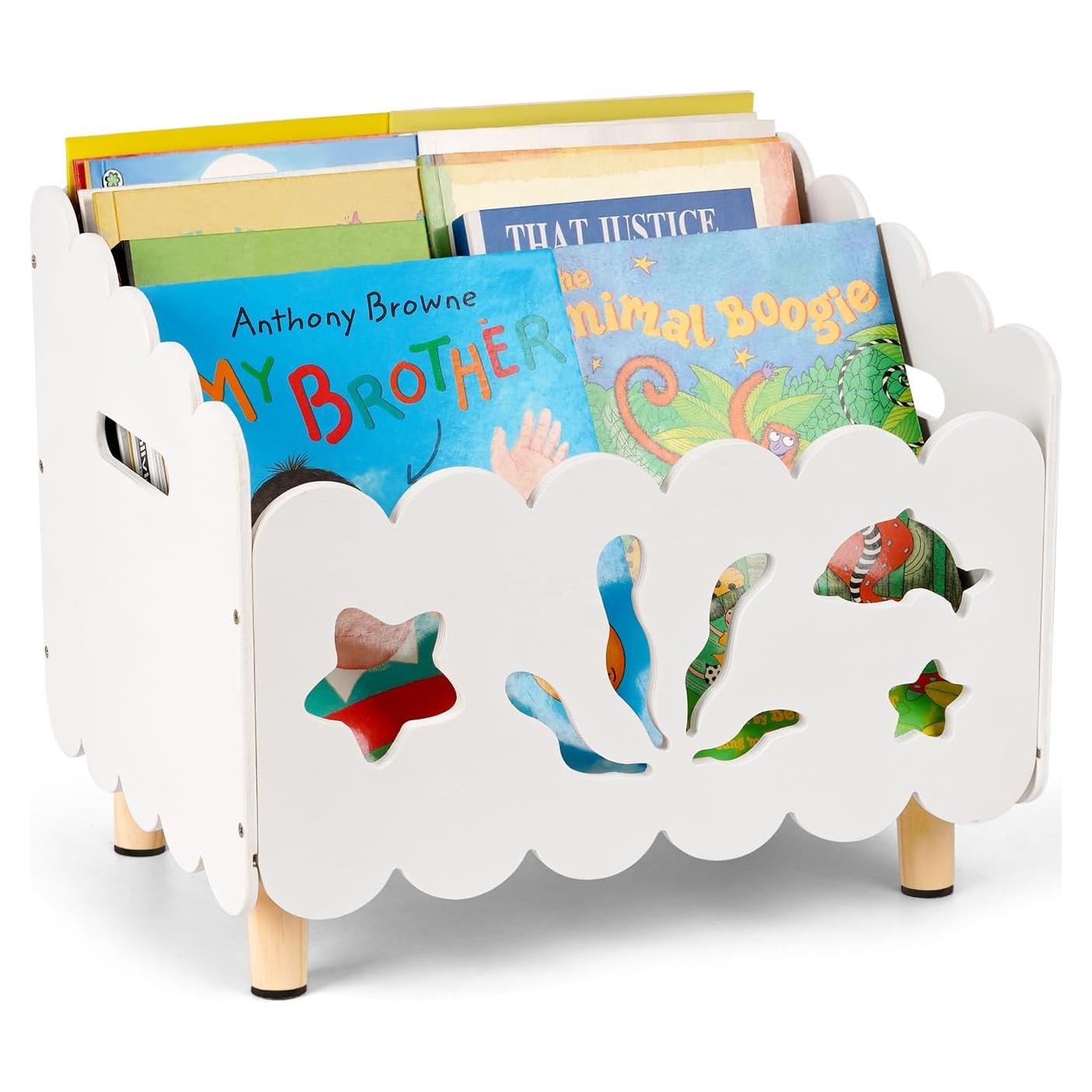 Estantería de Madera Liitrton para Niños con Divisores Ajustables