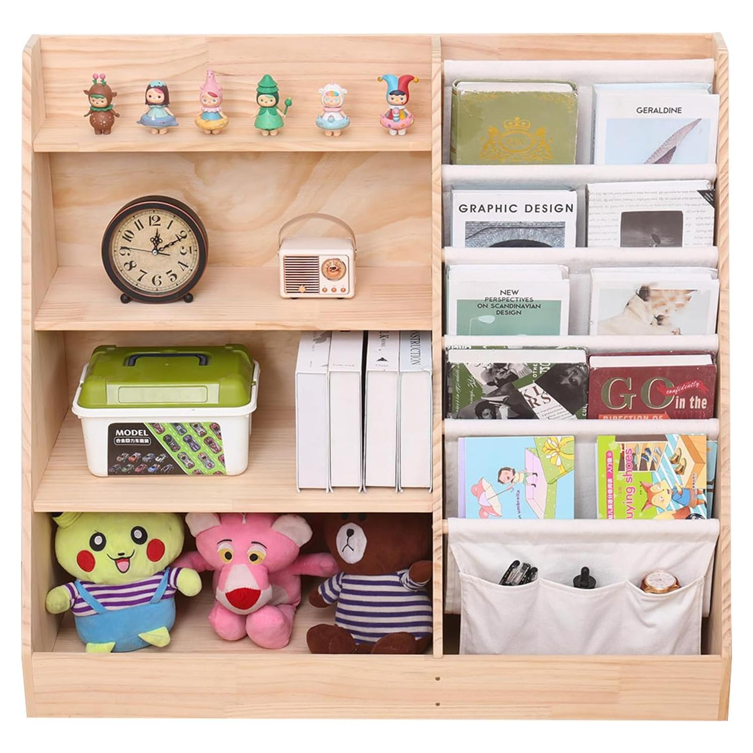 Estantería de Madera FDHUIJIA para Niños 5 Estantes 88.9 cm