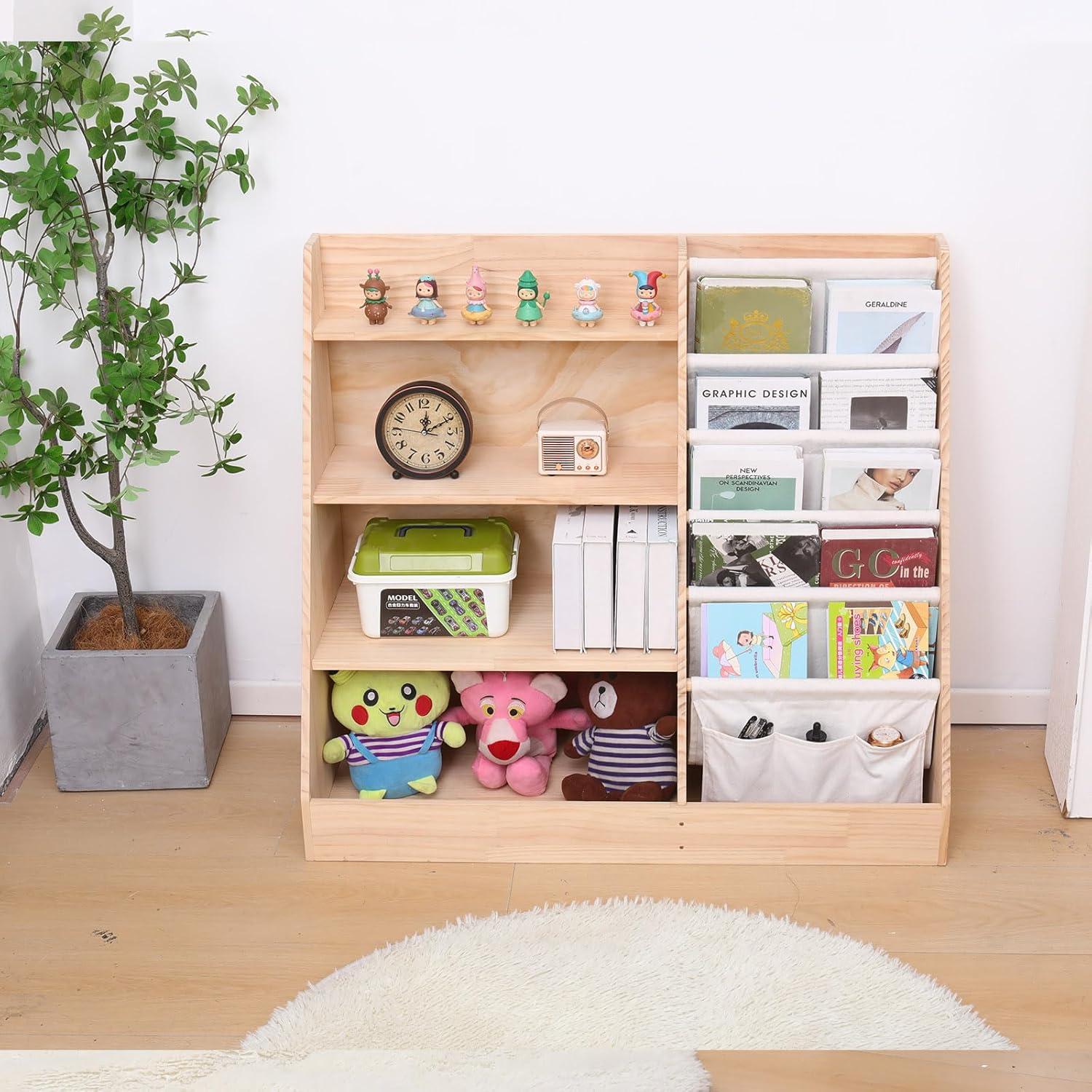 Estantería de Madera FDHUIJIA para Niños 5 Estantes 88.9 cm