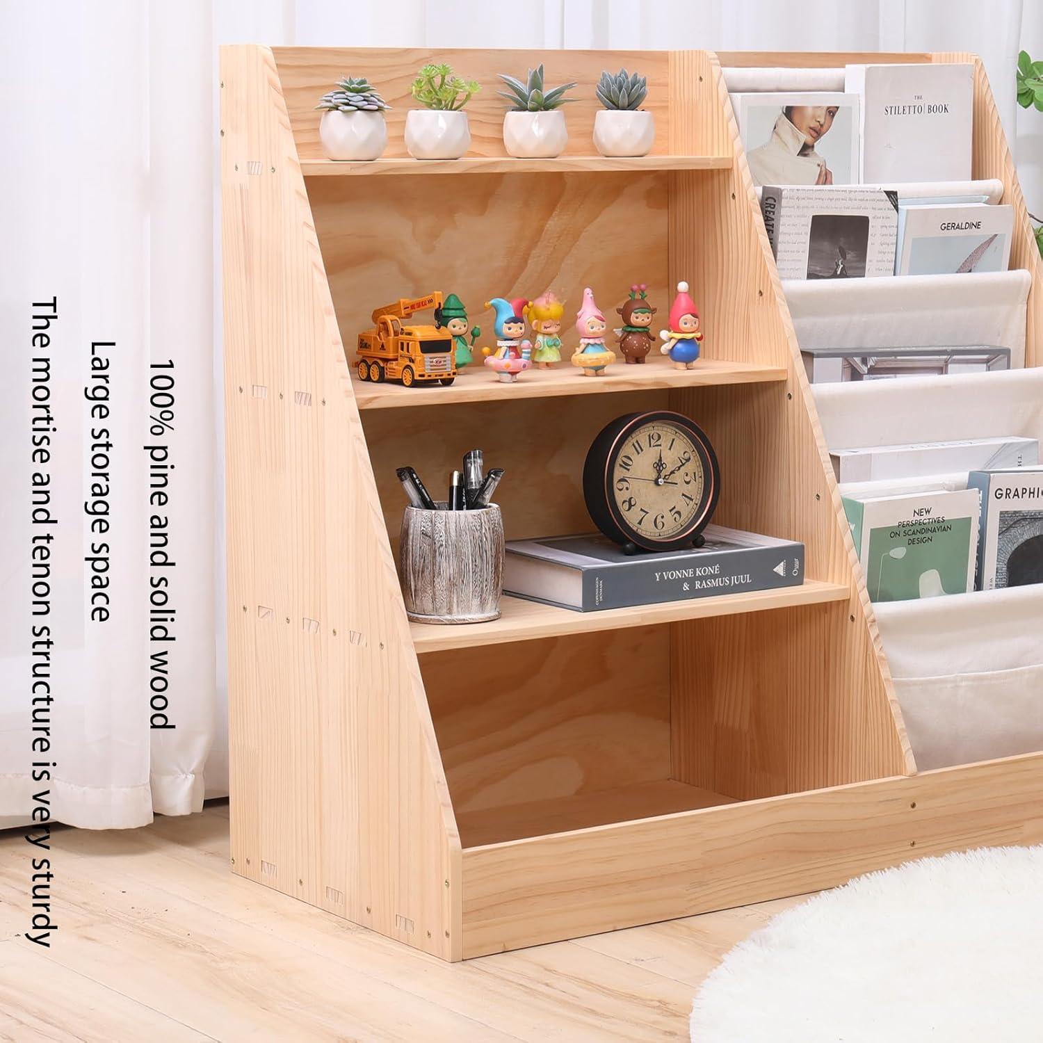 Estantería de Madera FDHUIJIA para Niños 5 Estantes 88.9 cm